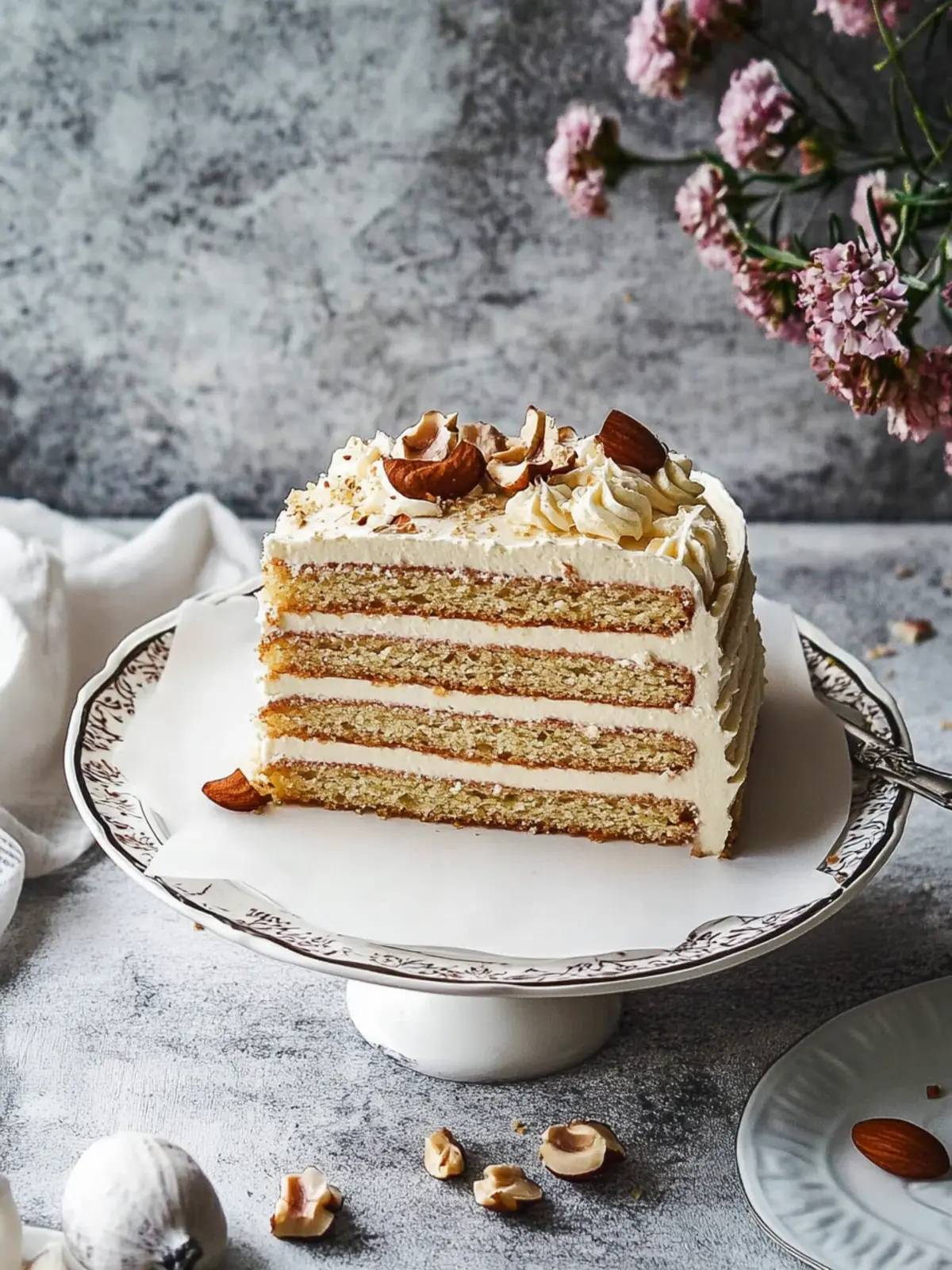 Decadent Hazelnut Vanilla Layer Cake to Wow Your Guests 4 Hazelnut Vanilla Layer Cake