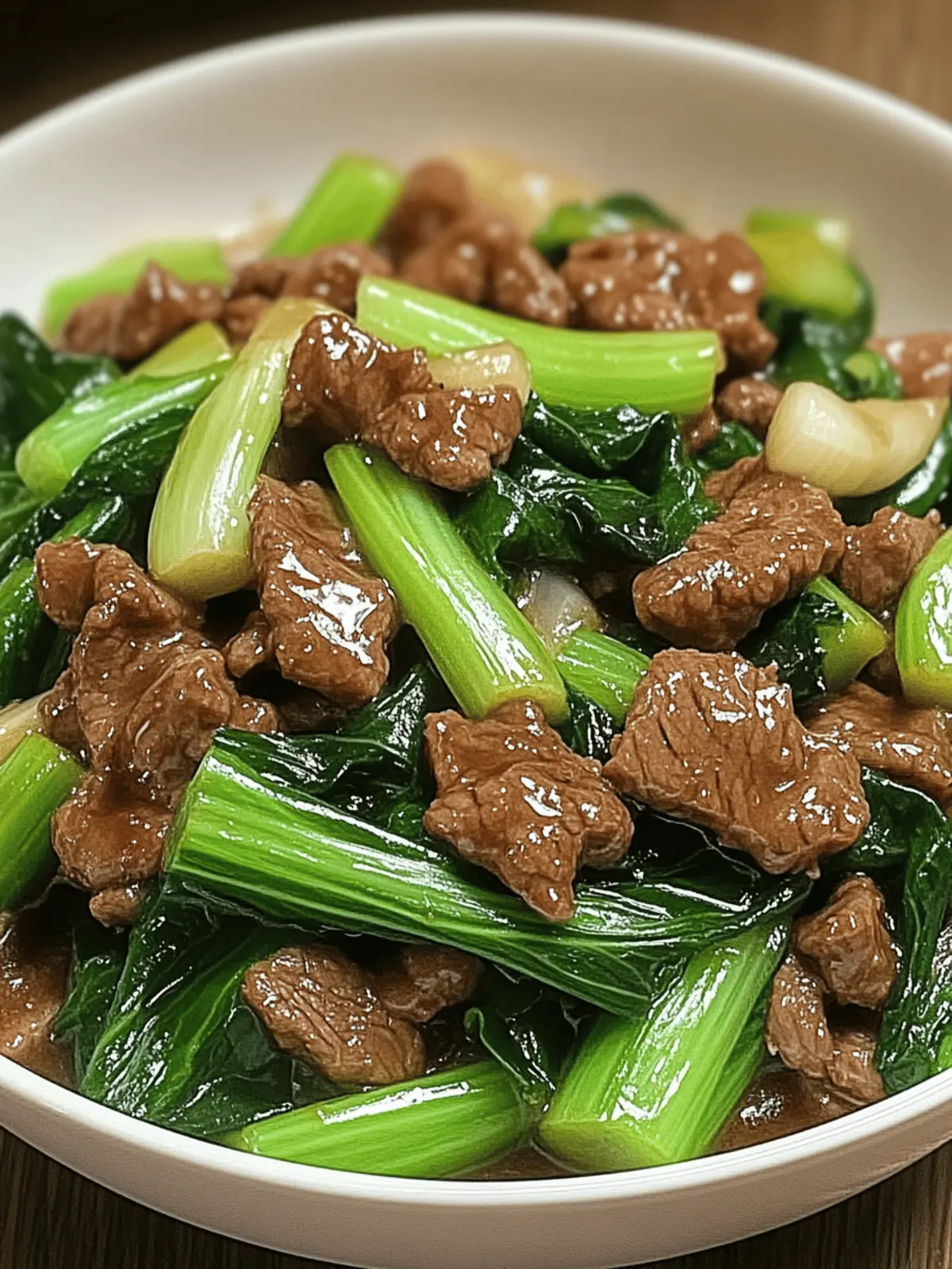 Savory Bok Choy Stir-Fried Beef in Just 25 Minutes 2 Bok Choy Stir-Fried Beef