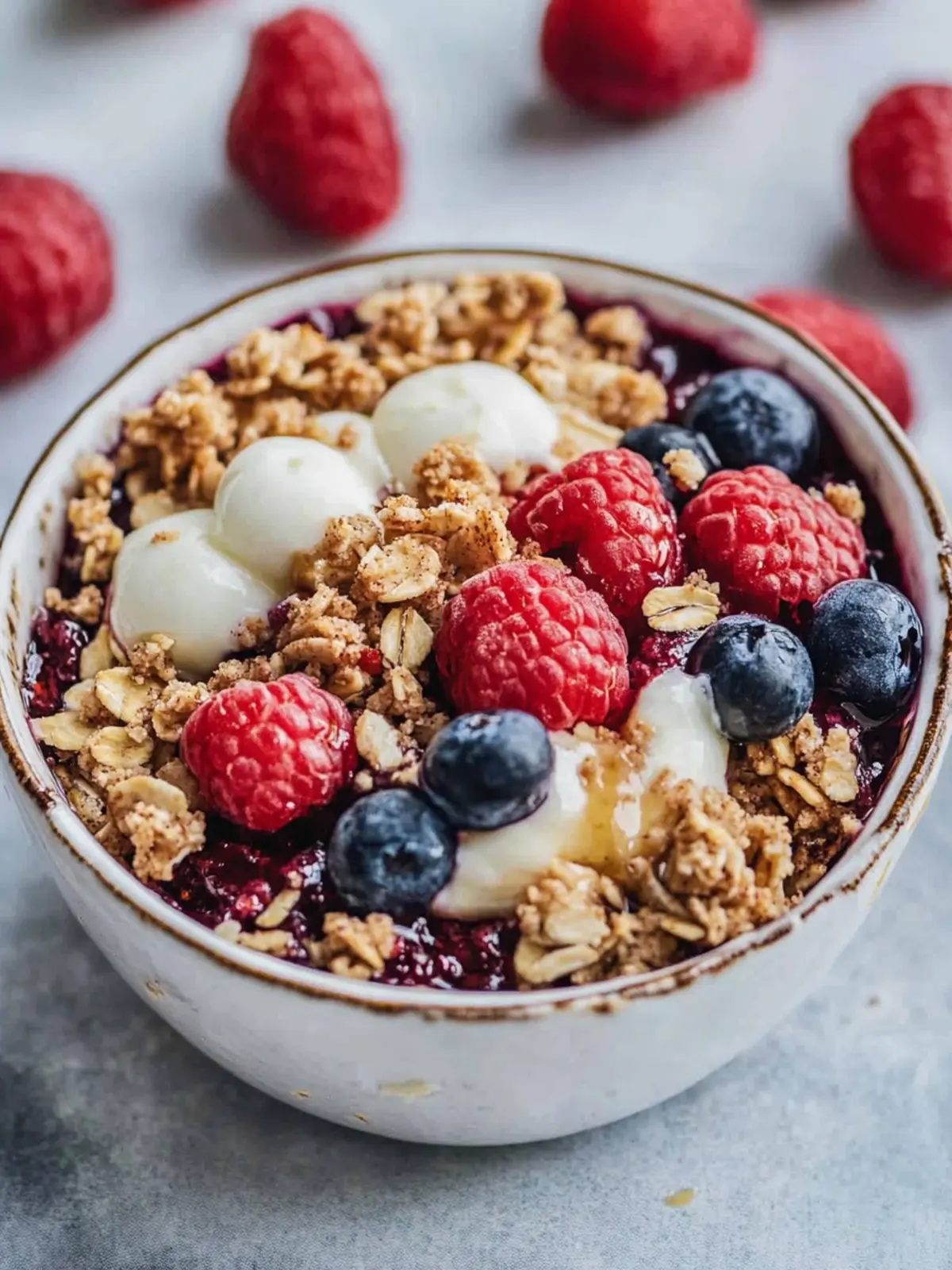 High Protein Breakfast Crumble That Will Energize Your Day 2 High Protein Breakfast Crumble