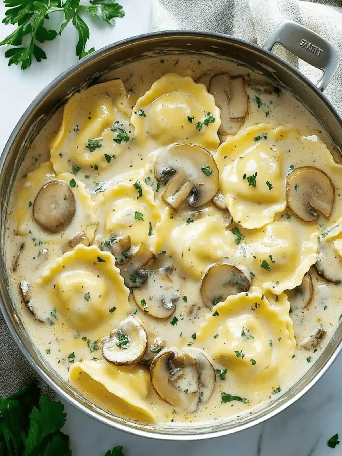 Creamy Mushroom Ravioli Sauce That Will Wow Your Taste Buds 4 Mushroom Ravioli Sauce