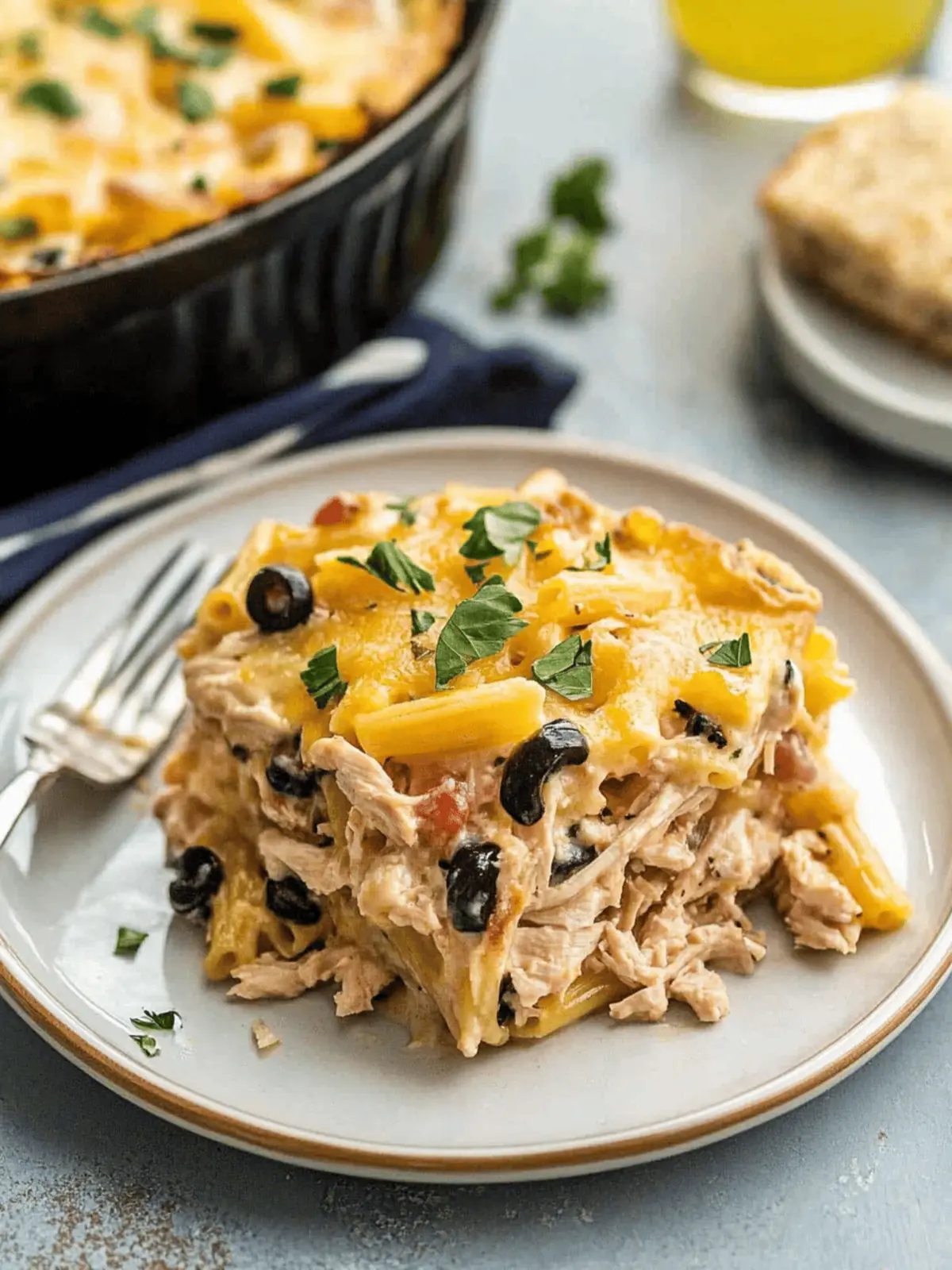 Fiesta Chicken Pasta Casserole: A Cheesy Weeknight Winner 2 Fiesta Chicken Pasta Casserole
