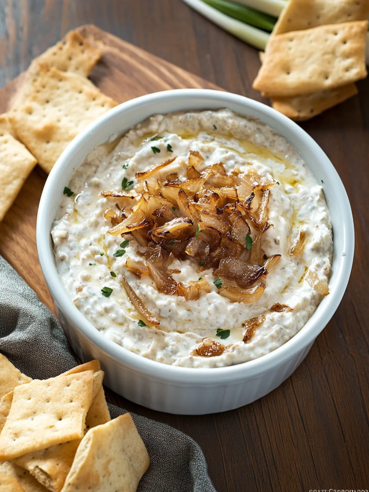 Savory Caramelized Onion Cottage Cheese Dip for Game Day Bliss 2 Caramelized Onion Cottage Cheese Dip