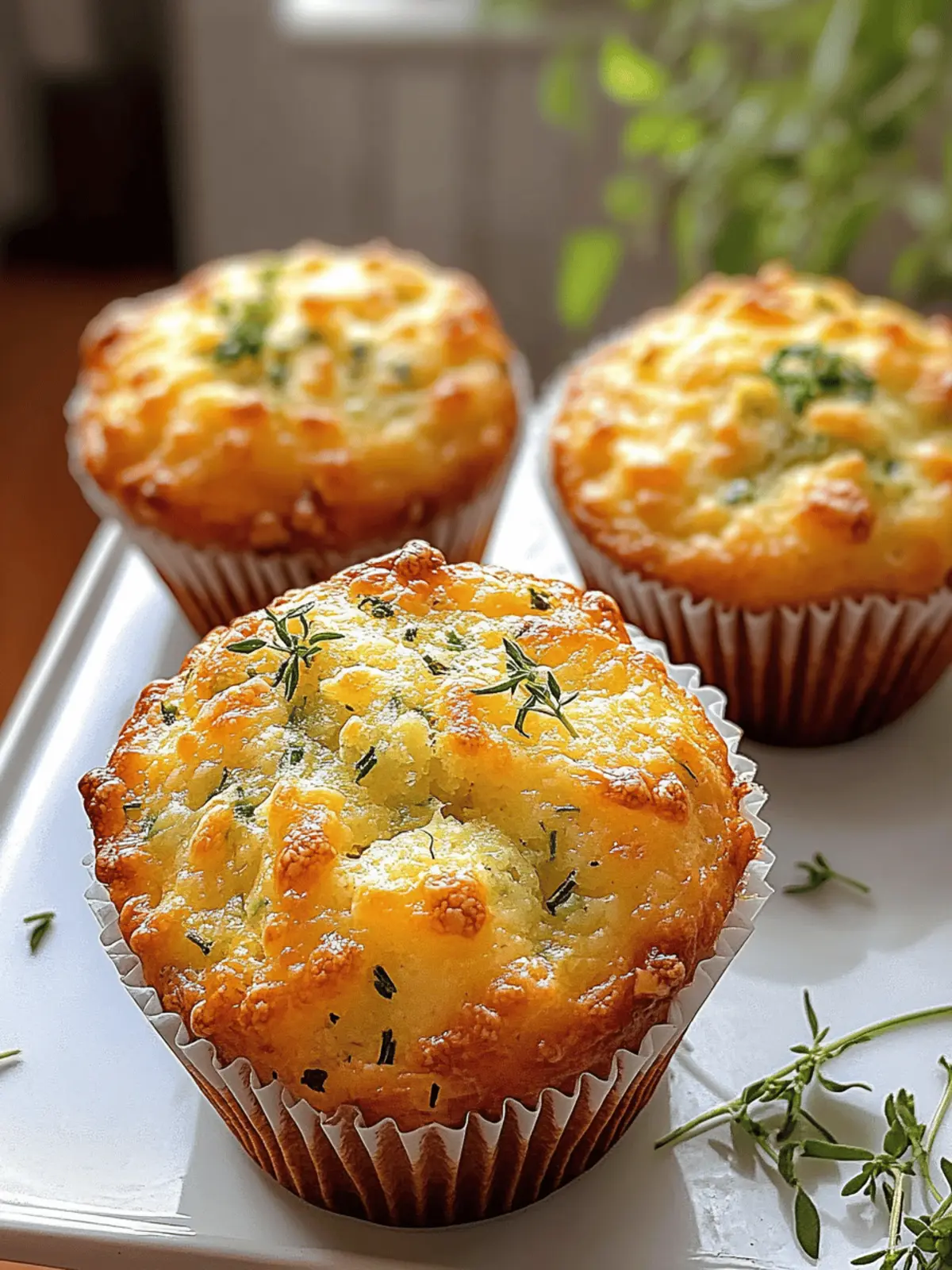 Delicious Cheese and Herb Muffins You ll Love for Any Snack 2 Delicious Cheese and Herb Muffins