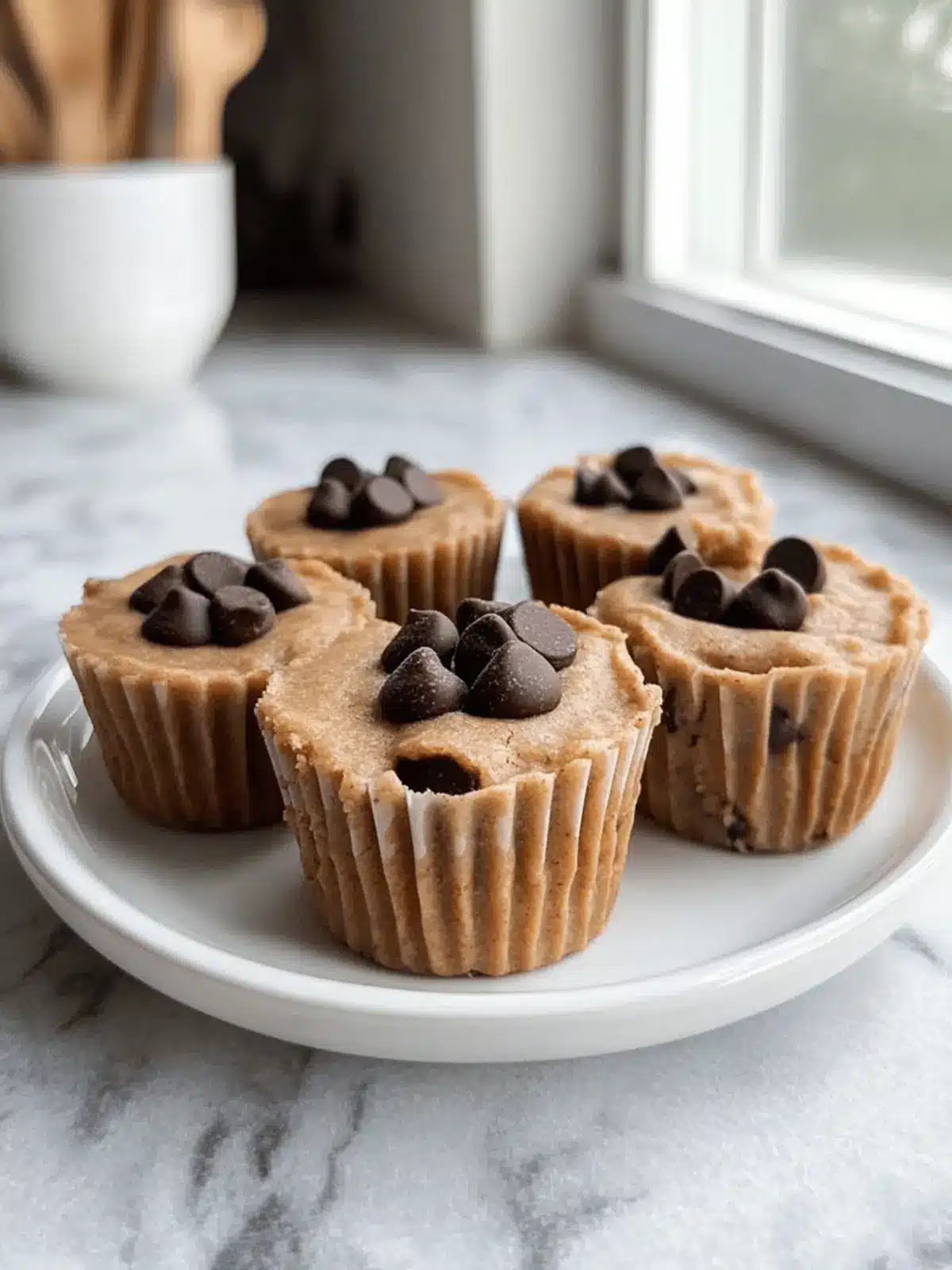 Peanut Butter Banana Cookie Dough Fudge Cups That Freeze Perfectly 4 Peanut Butter Banana Cookie Dough Fudge Cups