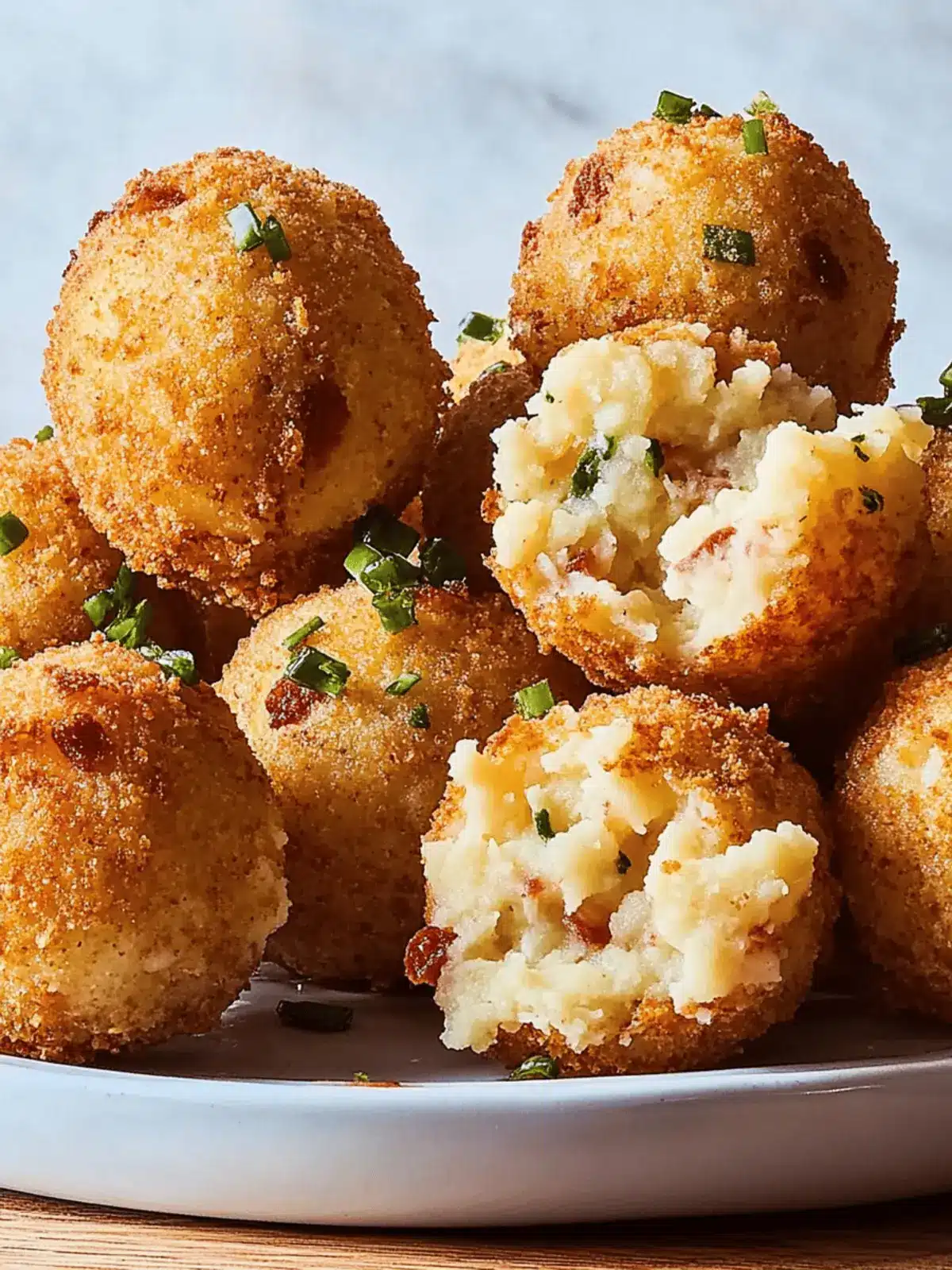 Crispy Fried Mashed Potato Balls: Comfort Food Delight 2 Crispy Fried Mashed Potato Balls: Comfort Food Delight