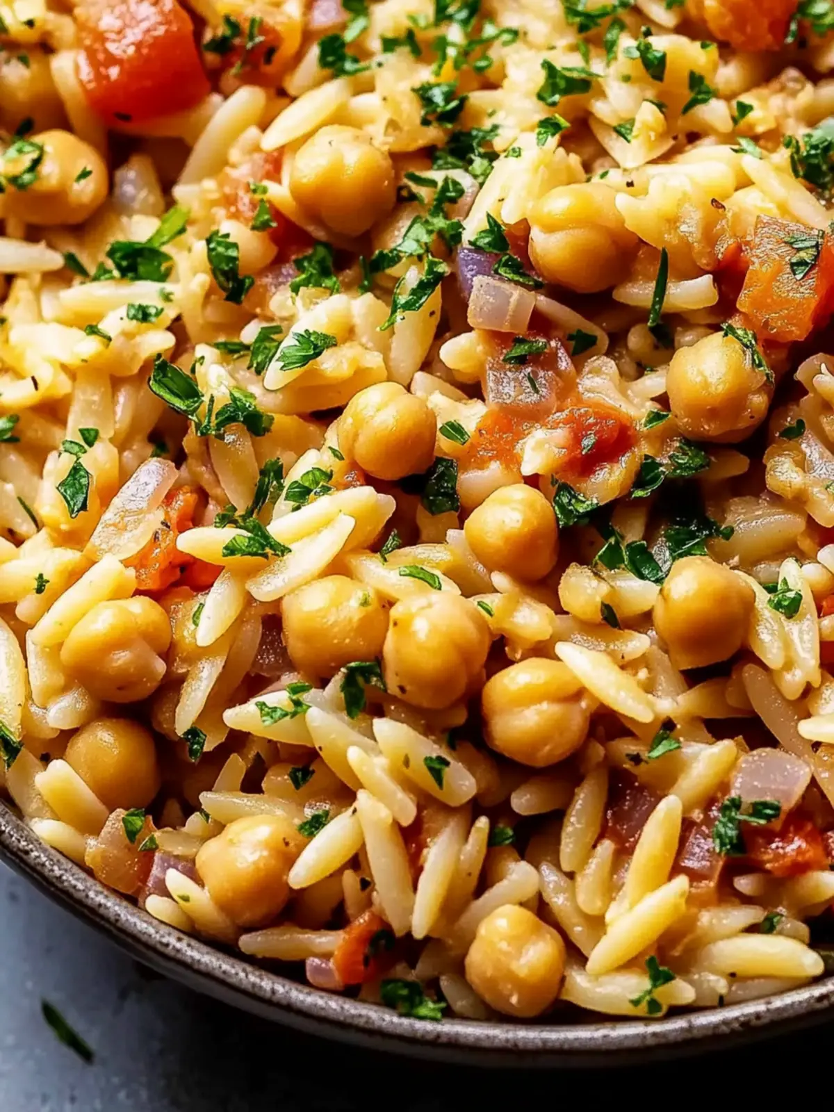 Easy One Pot Chickpea Orzo Recipe for Ultimate Comfort Food 2 One Pot Chickpea Orzo Recipe