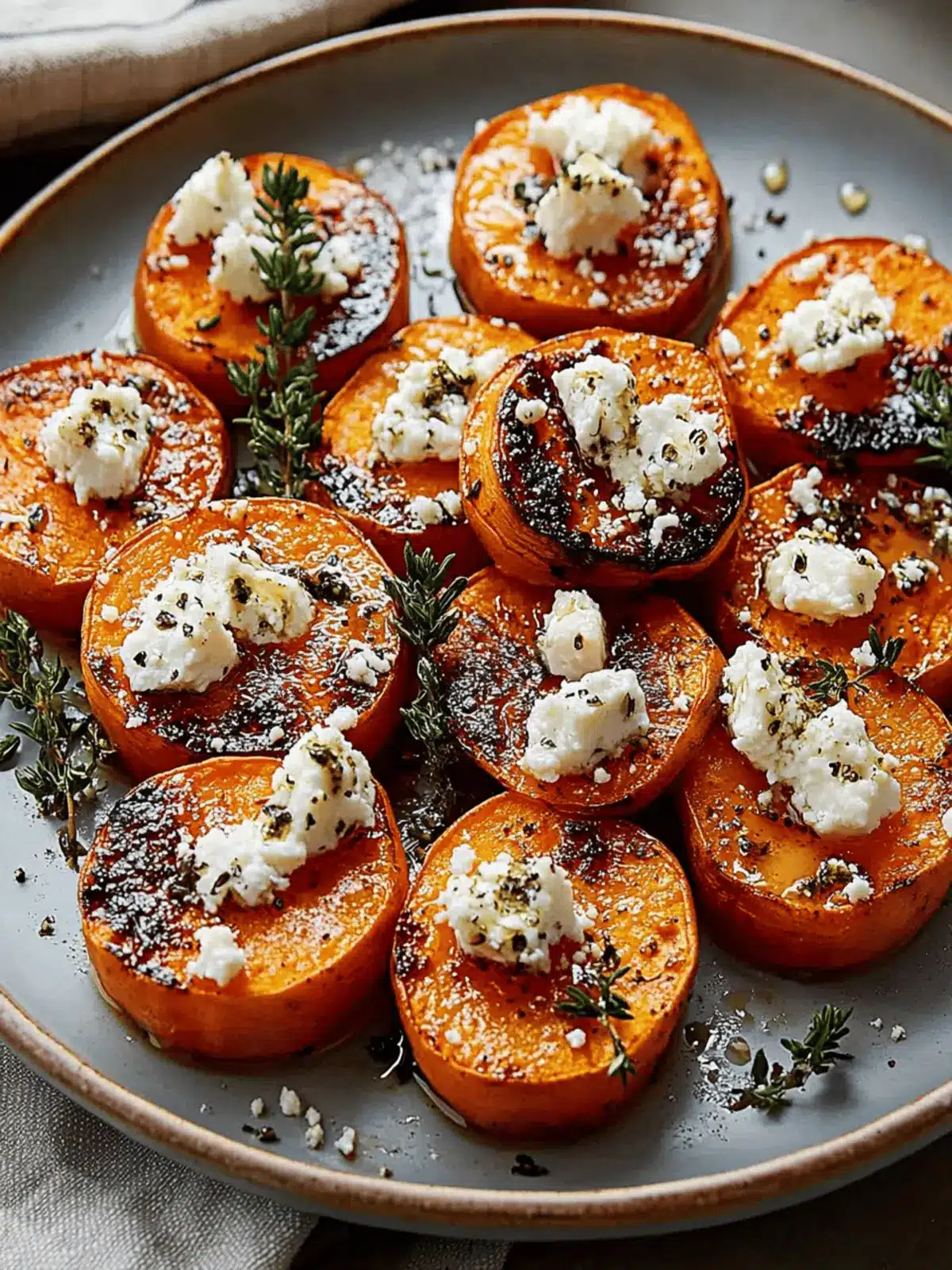 Delicious Honey Feta Sweet Potato Rounds for Easy Snacking 4 Honey Feta Sweet Potato Rounds