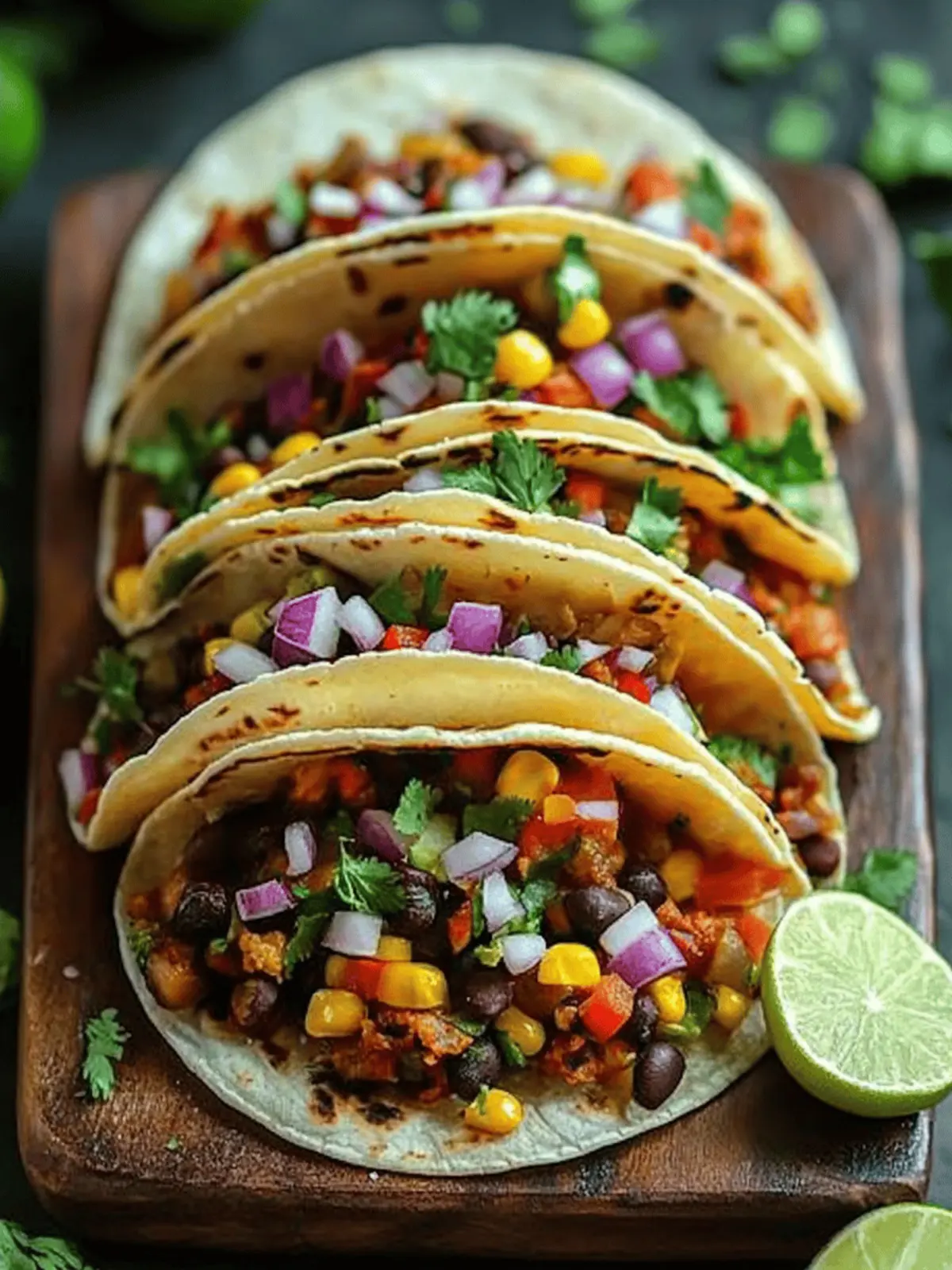Flavor-Packed Vegetarian Tacos Recipe for Taco Night Fun 3 Vegetarian Tacos Recipe