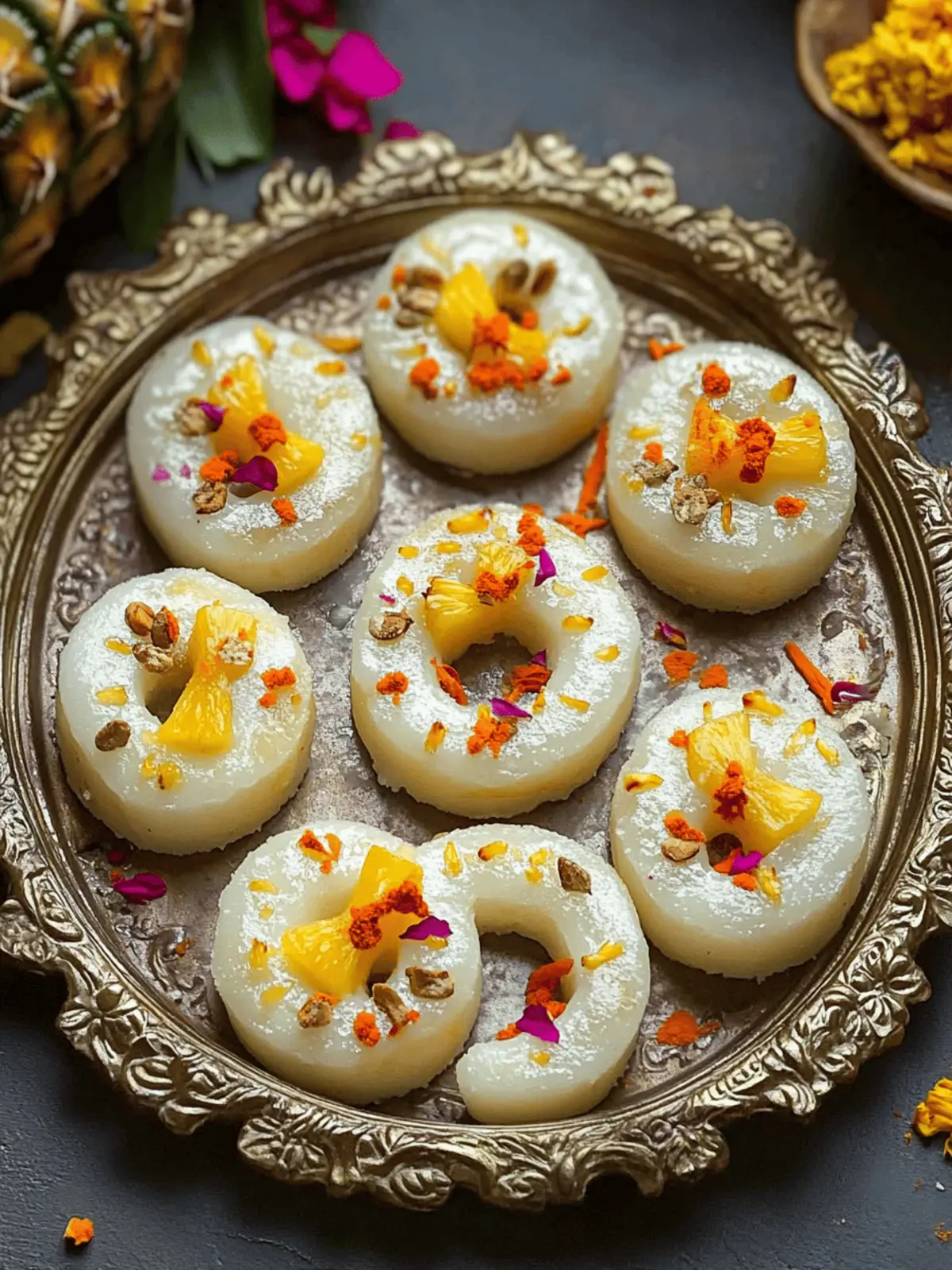 Pineapple Sandesh: Irresistibly Creamy Bengali Delight 2 Pineapple Sandesh