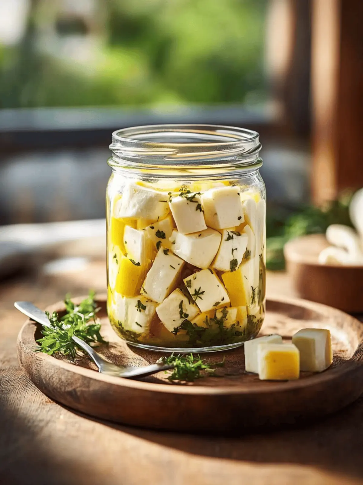 Marinated Cheese in Mason Jar: A Flavor Explosion Awaits 3 Marinated Cheese In Mason Jar