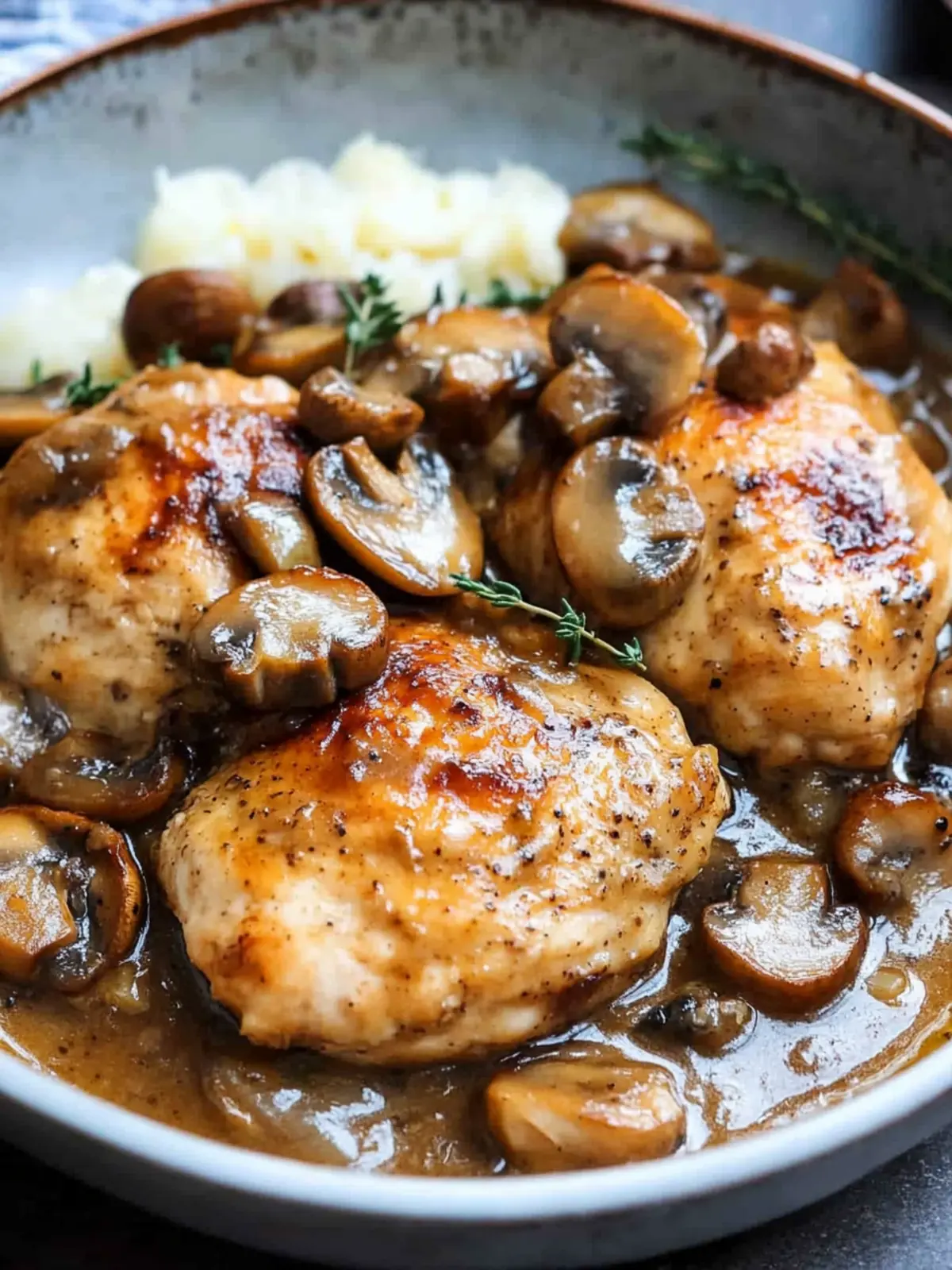 Savor Chicken and Mushrooms in a Creamy Dream Sauce 3 Chicken and Mushrooms