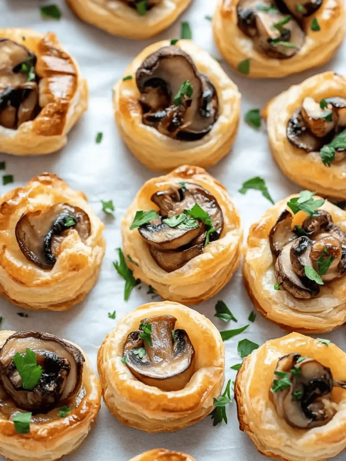 Delicious Mushroom Puff Pastry Bites for Effortless Entertaining 3 Mushroom Puff Pastry Bites