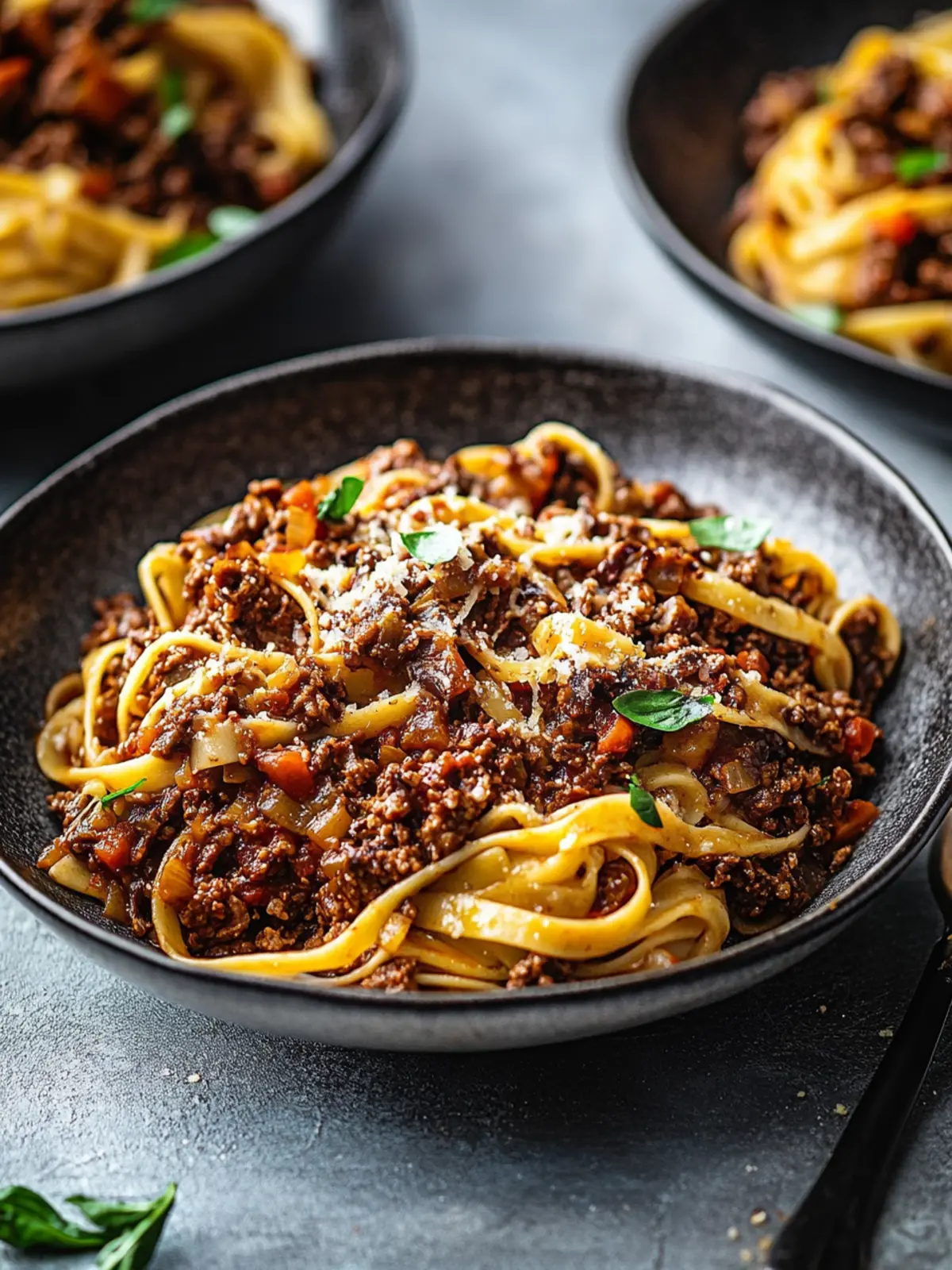 Flavorful Slow-Cooked Venison Mince Ragu Over Tagliatelle 4 Slow-cooked venison mince ragu