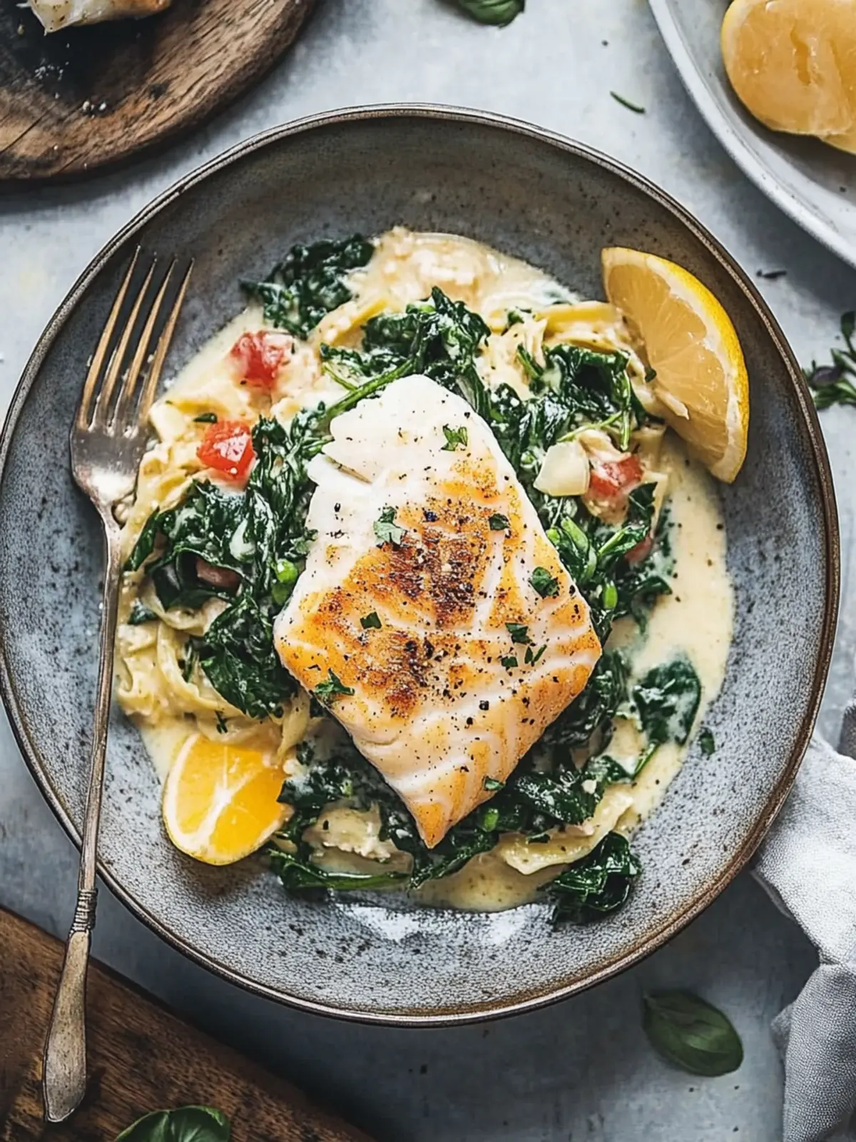 Delicious Fish Florentine for Quick Healthy Dinners 2 Fish Florentine