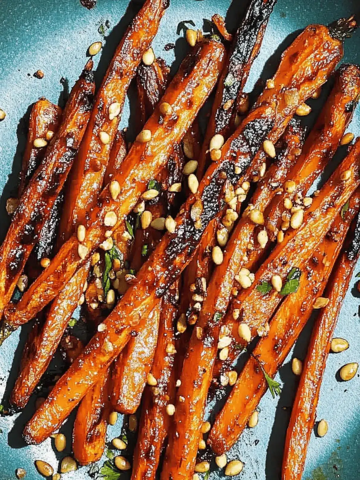 Miso Roasted Carrots with Crunchy Nut Topping Delightfulness 3 Miso Roasted Carrots with Crunchy Nut Topping Delightfulness