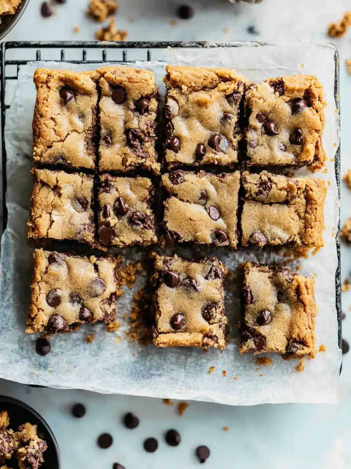Irresistible Chocolate Chip Cookie Butter Bars You Must Try! 3 Chocolate Chip Cookie Butter Bars