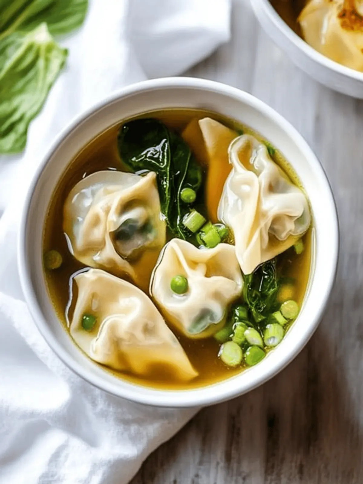 Easy Wonton Soup in 15 Minutes Comfort in a Bowl 4 Easy Wonton Soup