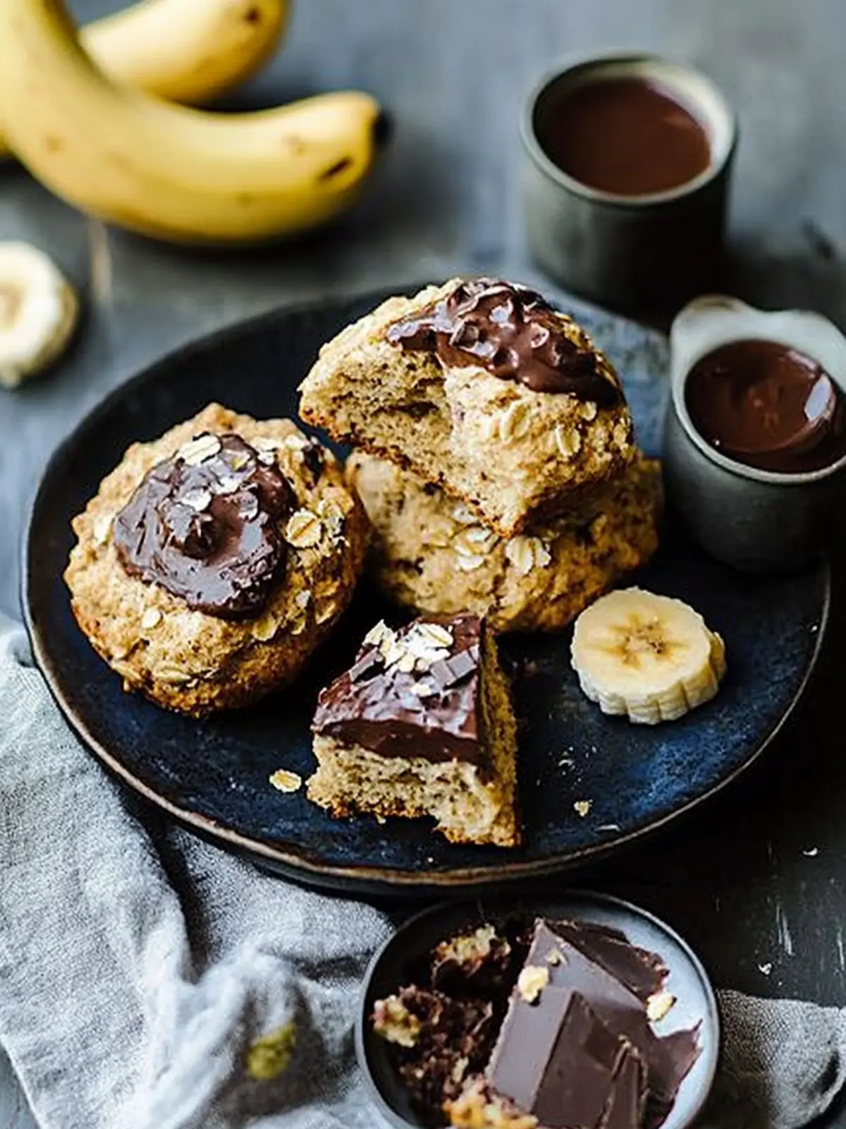 Delicious Banana, Chocolate & Oat Scones for Cozy Mornings 2 Banana, Chocolate & Oat Scones