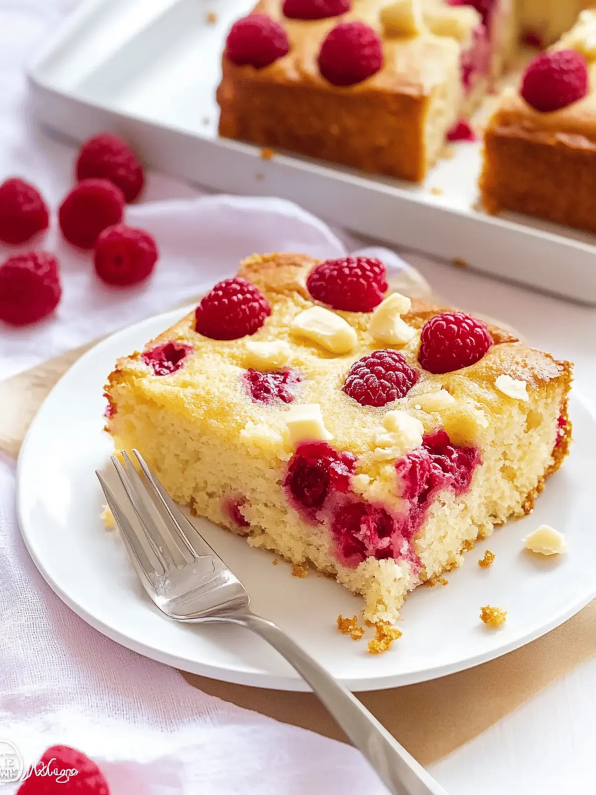 Raspberry and White Chocolate Traybake: Blissful Homemade Delight 4 Raspberry and White Chocolate Traybake: Blissful Homemade Delight