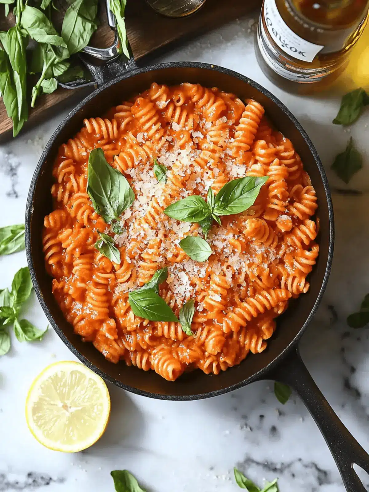 Radiatore Pasta with Creamy Vodka Sauce Bliss 3 Vodka Sauce