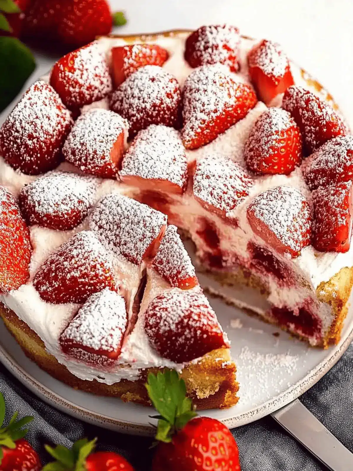 Easy Strawberry Cake Recipe That Bursts with Fresh Flavor 3 Strawberry Cake