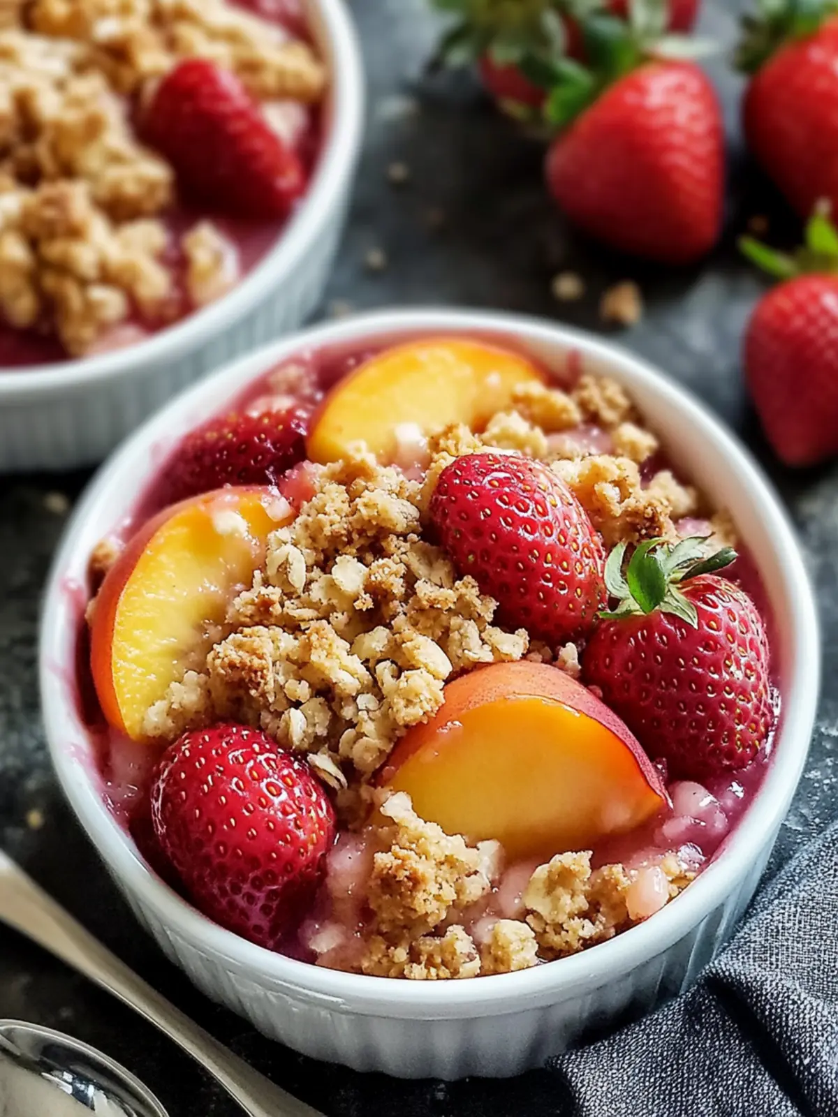 Delicious Strawberry Peach Crisp: A Sweet Summer Treat 4 Strawberry Peach Crisp
