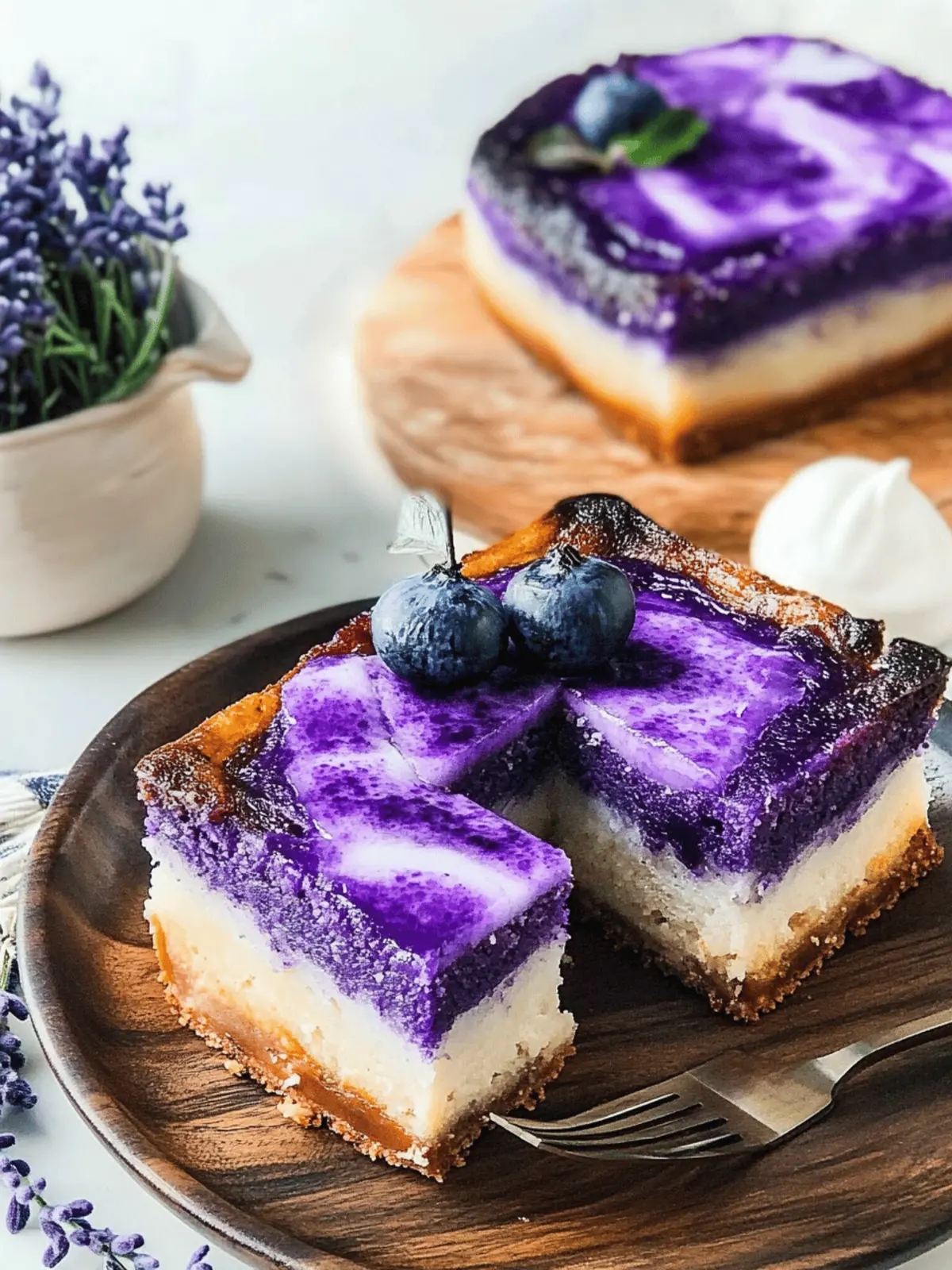 Ube Cassava Cake with Macapuno: A Tropical Dessert Delight 2 Ube Cassava Cake with Macapuno