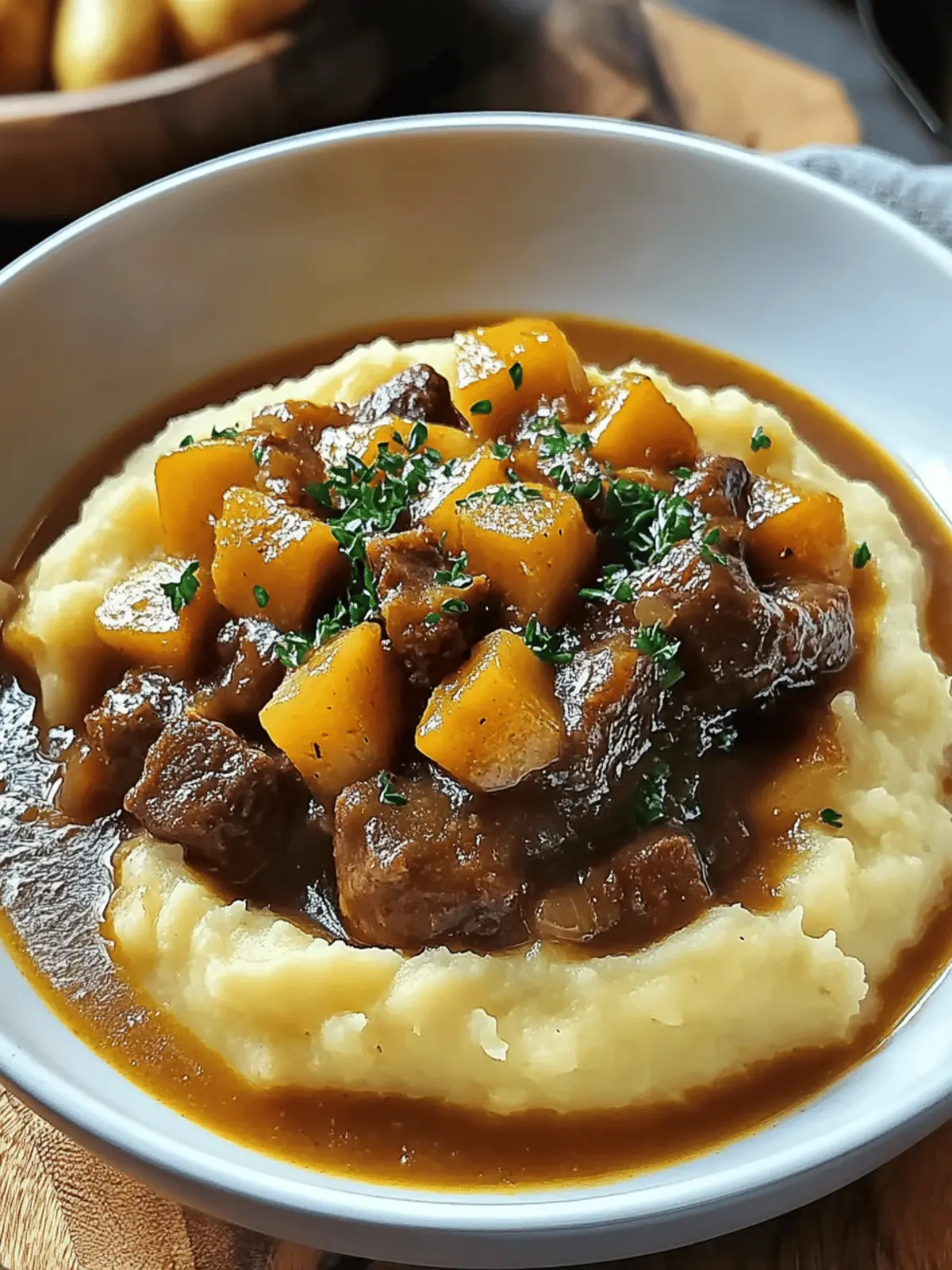 Hearty Irish Stew with Creamy Mashed Potatoes Delight 4 Irish Stew With Mashed Potatoes