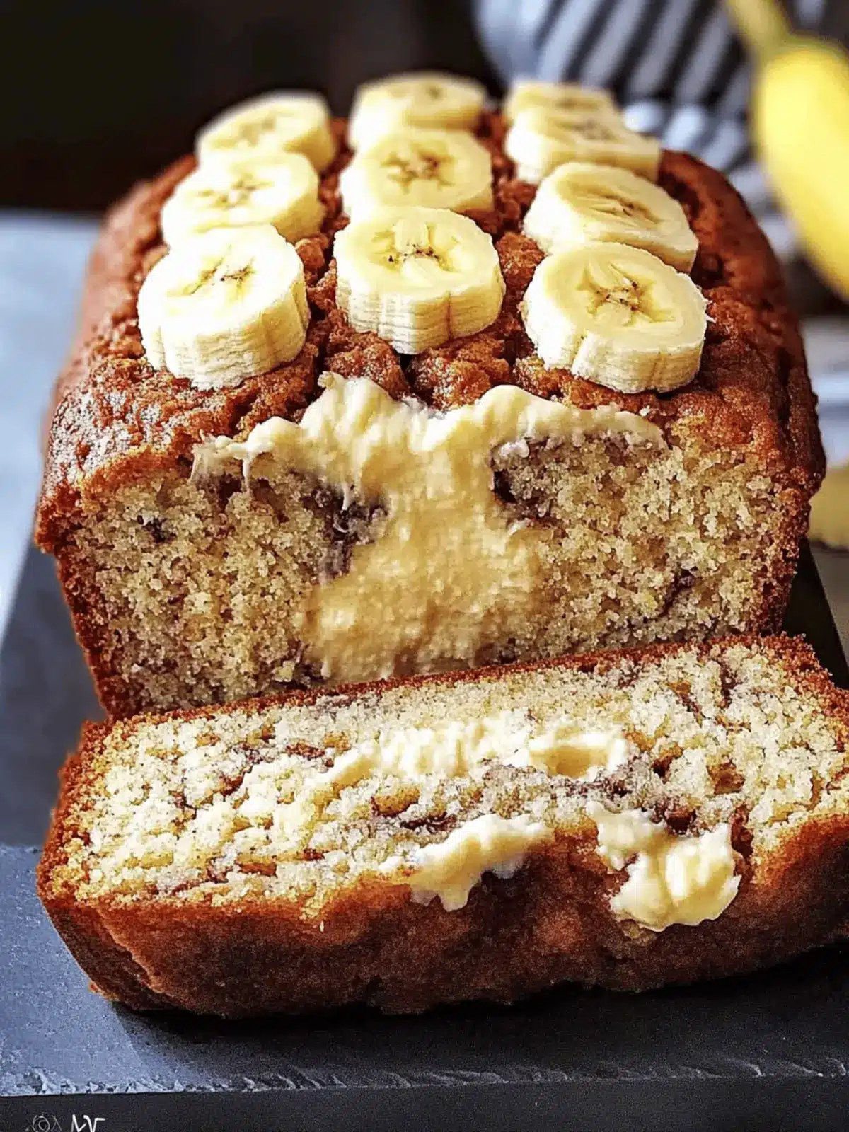 Ultimate Cream Cheese Banana Bread That Wow's Every Bite 3 Ultimate Cream Cheese Banana Bread