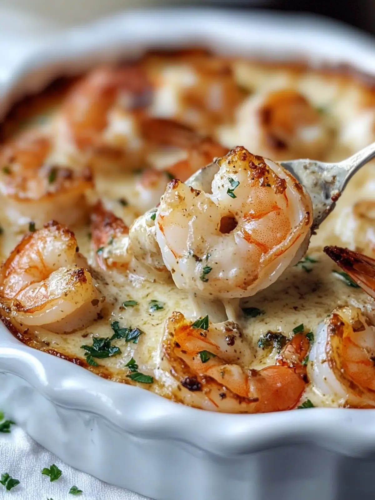 Low Carb Creamy Garlic Shrimp Bake That's Simply Irresistible 2 Low Carb Creamy Garlic Shrimp Bake