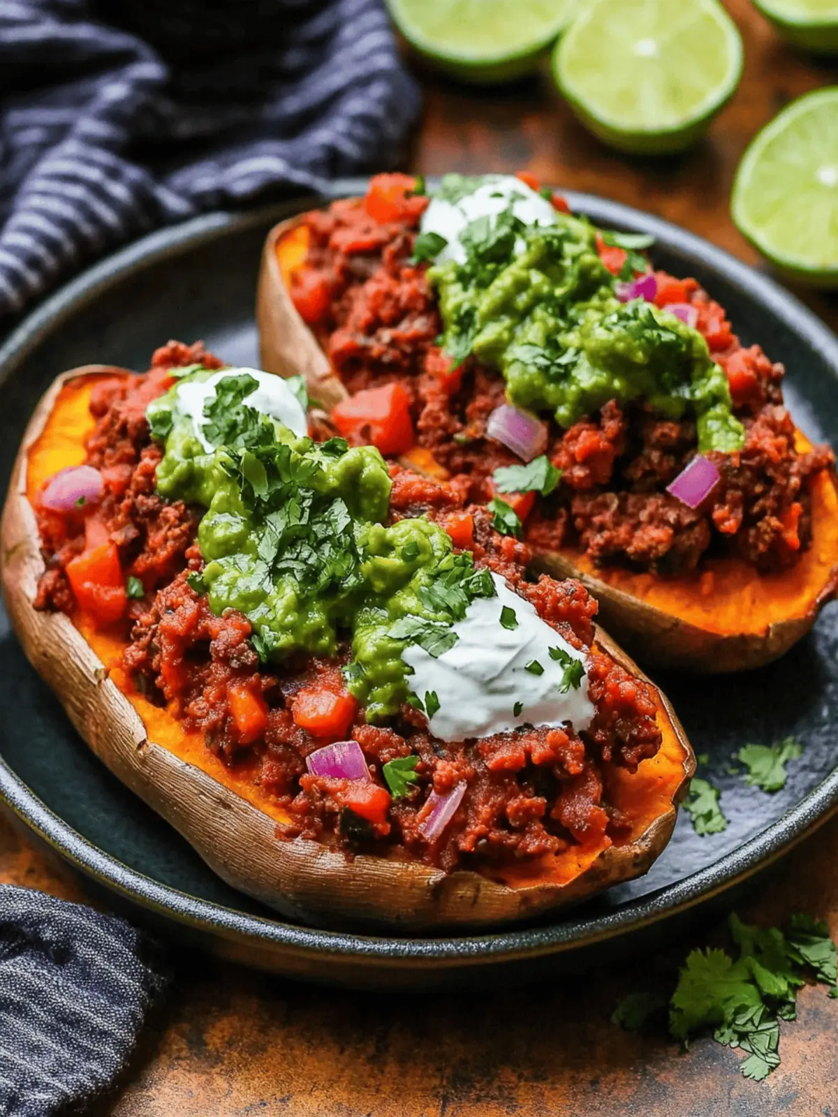 Easy Taco Stuffed Sweet Potatoes for a Healthy Taco Night 4 Easy Taco Stuffed Sweet Potatoes
