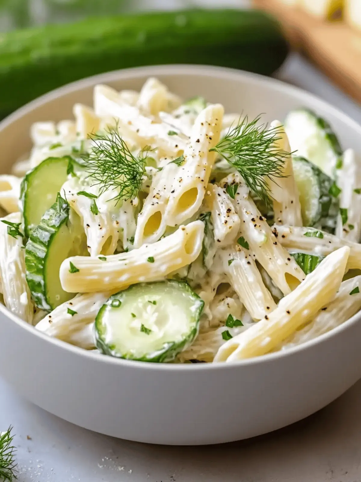 Deliciously Easy Healthy Cucumber Pasta Salad for Summer Fun 4 Healthy Cucumber Pasta Salad