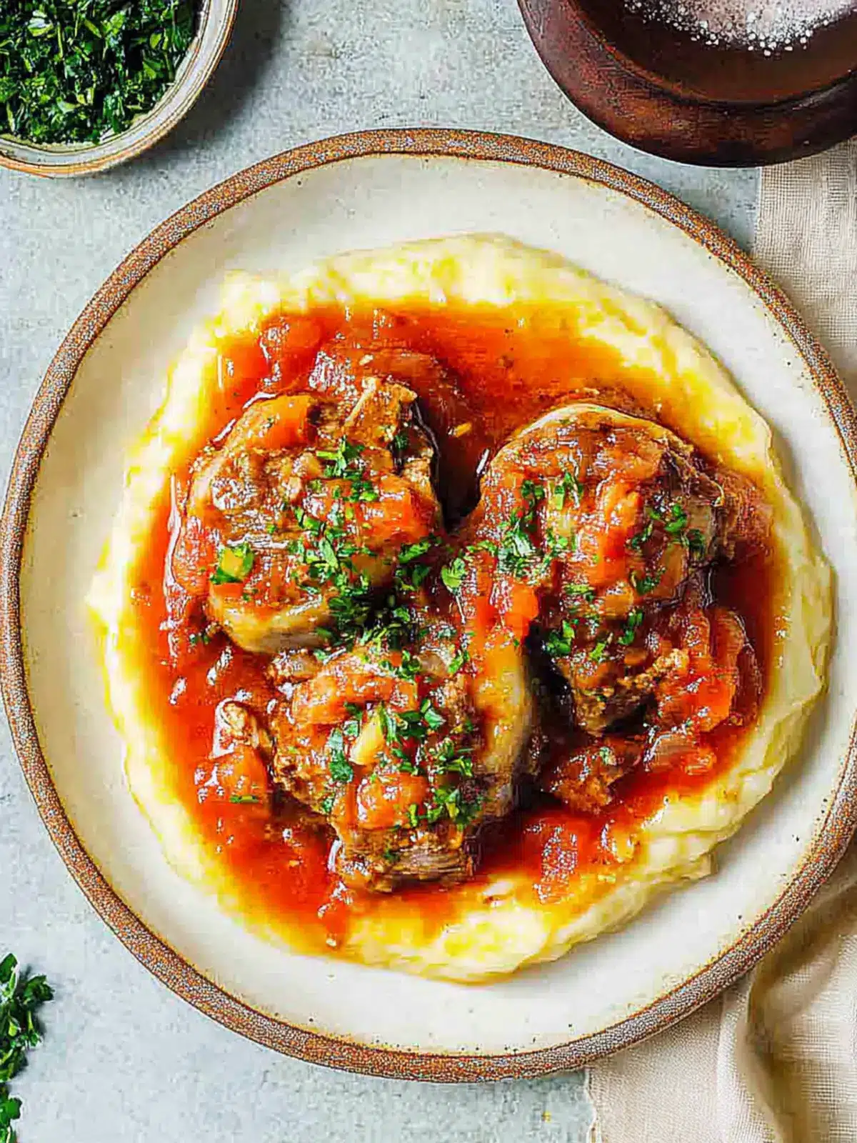 Savory Beef Osso Buco with Zesty Gremolata Delight 3 Beef Osso Buco