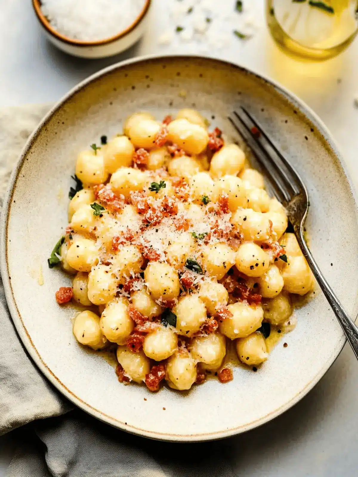 20-Minute Gnocchi Carbonara: Comfort Food Done Right 2 20-Minute Gnocchi Carbonara