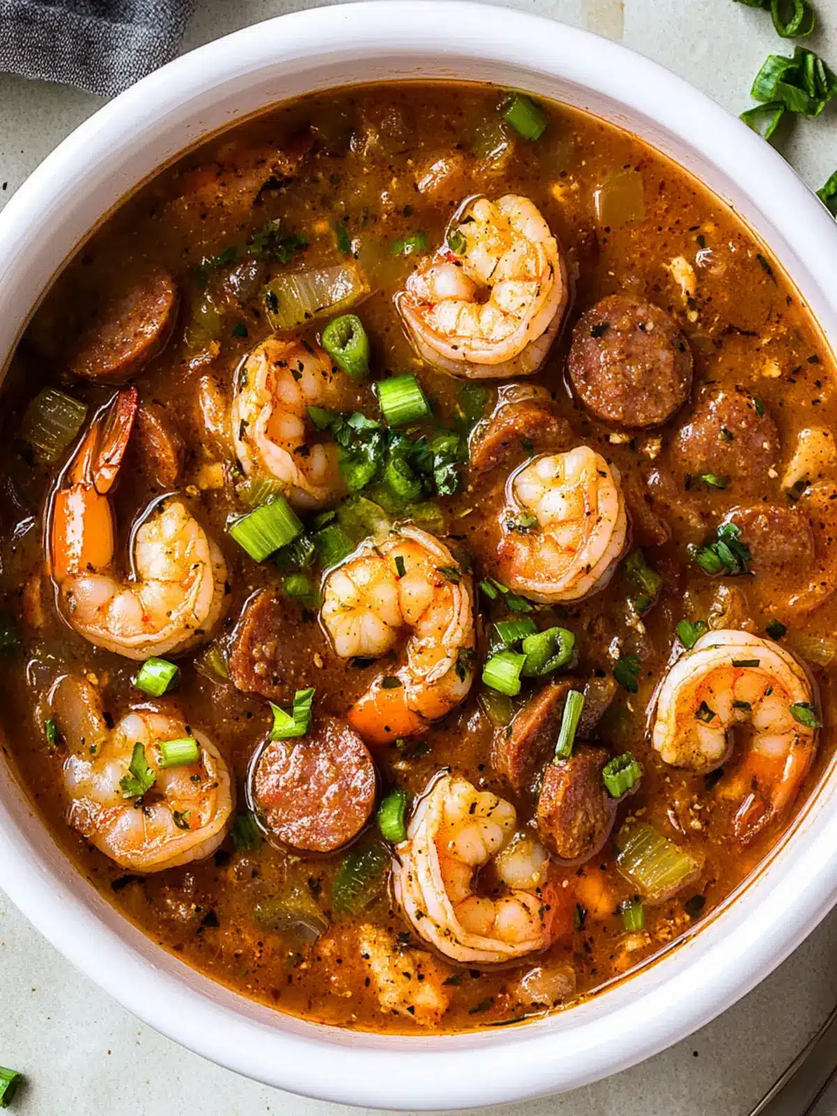 Hearty Shrimp & Sausage Gumbo to Spice Up Your Dinner! 4 Shrimp & Sausage Gumbo