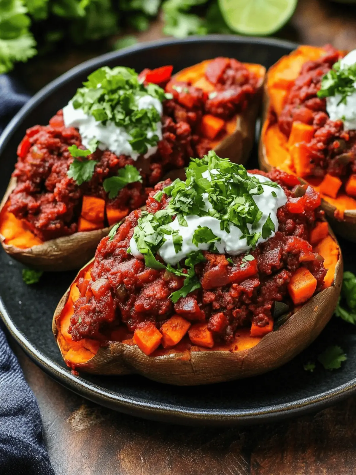Easy Taco Stuffed Sweet Potatoes for a Healthy Taco Night 3 Easy Taco Stuffed Sweet Potatoes