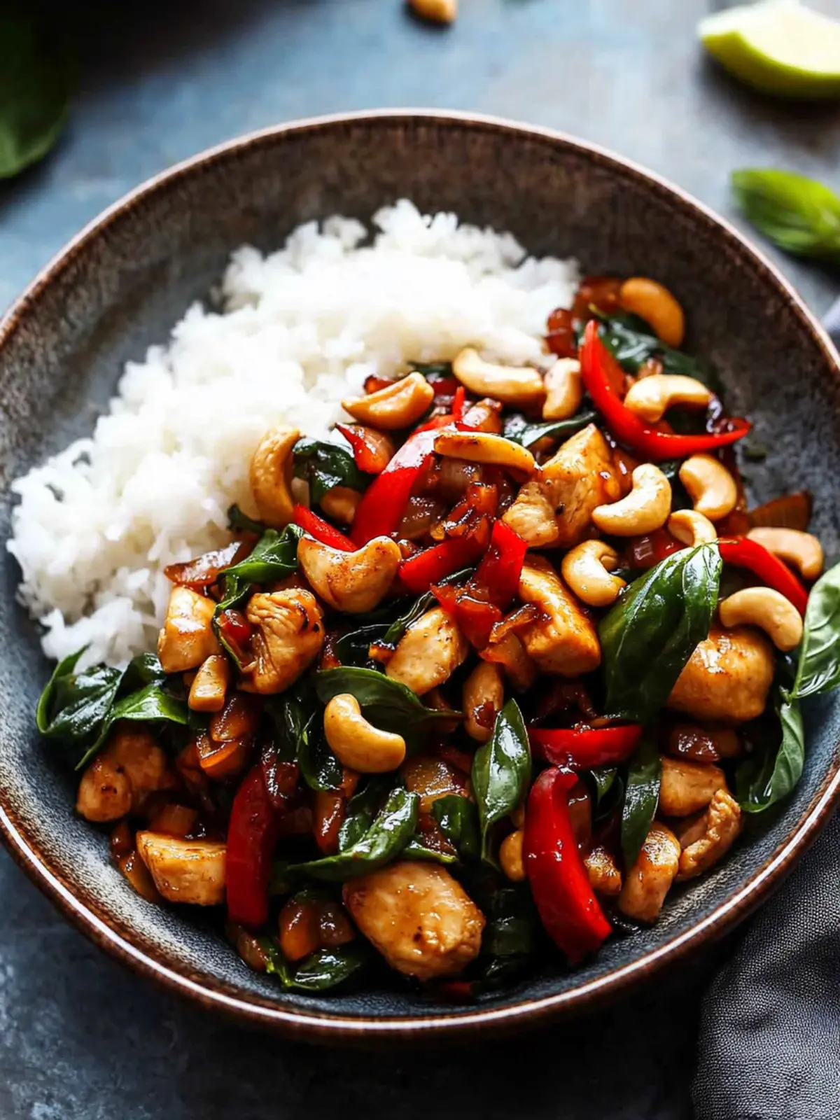 Delicious Thai Cashew Chicken Stir Fry in 30 Minutes 4 Thai Cashew Chicken Stir Fry
