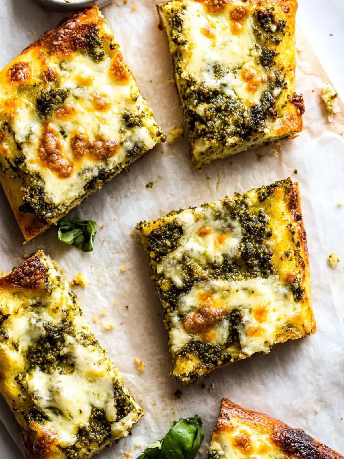 Cheesy Pesto Garlic Bread That Will Impress Everyone 3 Cheesy Pesto Garlic Bread
