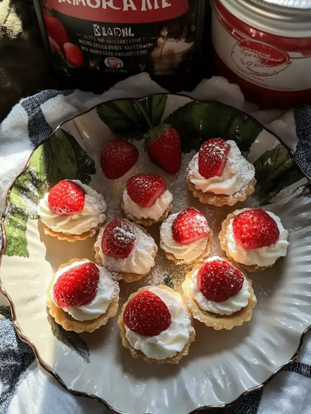 Irresistible Mini Strawberry Cheesecake Tarts in Puff Pastry 3 Mini Strawberry Cheesecake Tarts