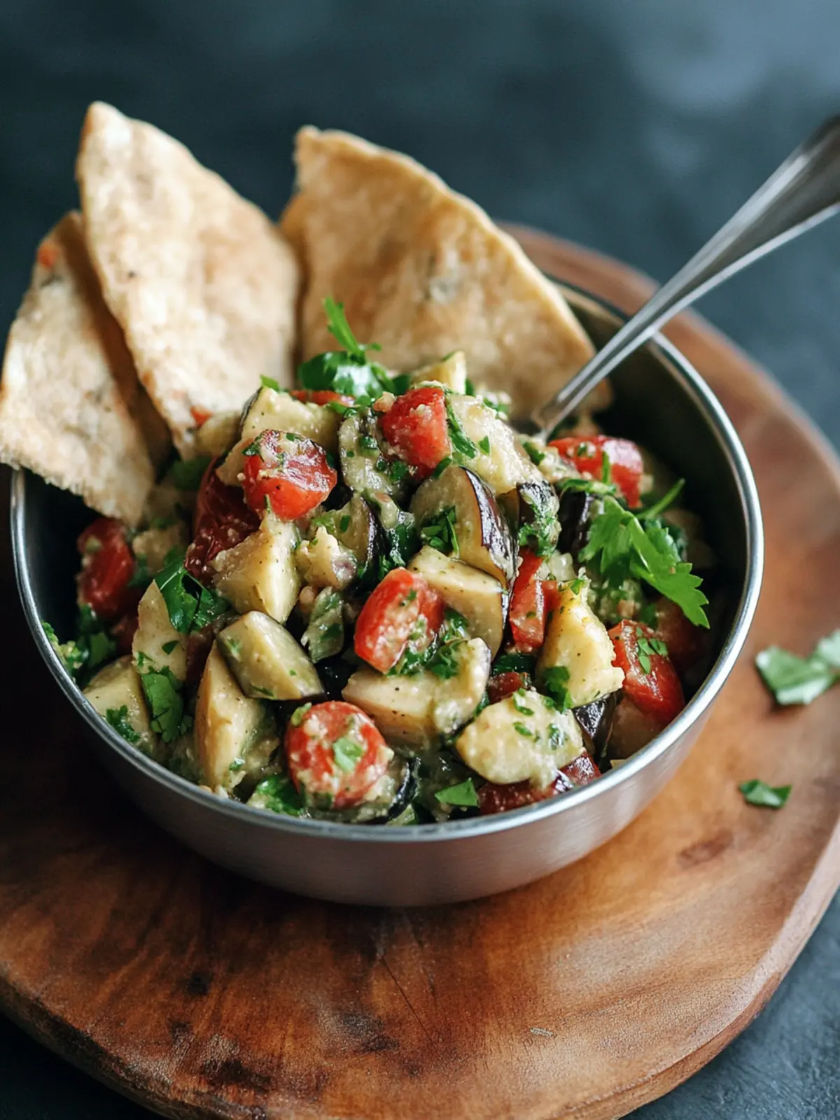 Zesty Sephardic Eggplant Salad Perfect for Any Gathering 4 Sephardic Eggplant Salad