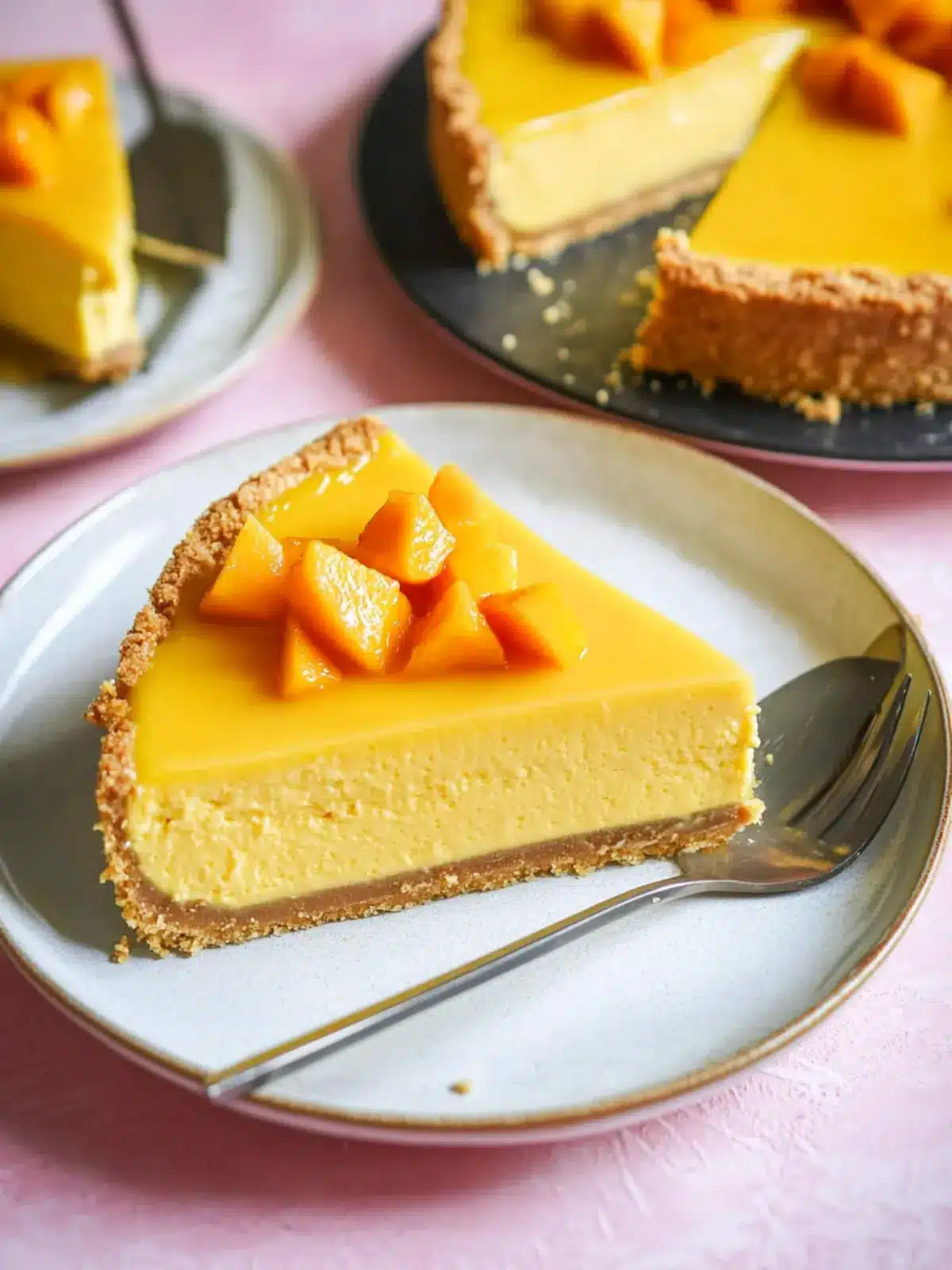 Irresistible Baked Mango Cheesecake Recipe for Sweet Moments 2 Baked Mango Cheesecake