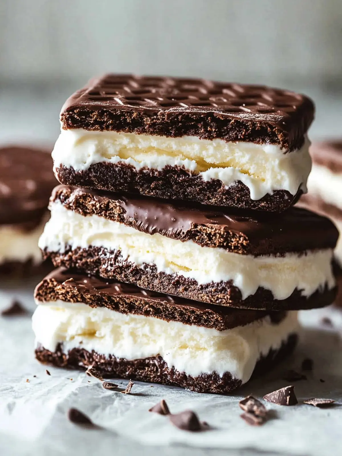 Delicious Chocolate Ice Cream Sandwiches for Ultimate Indulgence 2 Chocolate Ice Cream Sandwiches