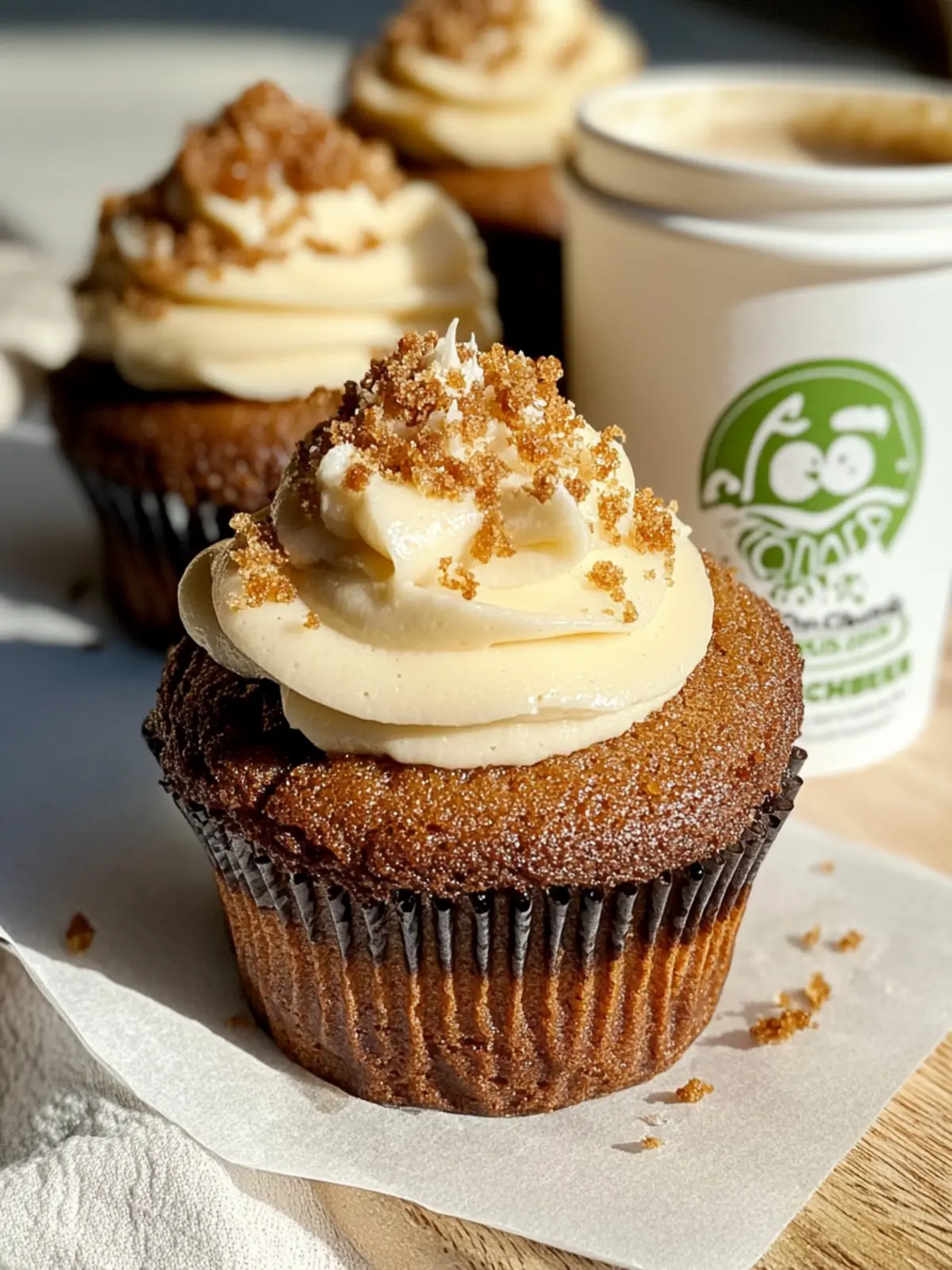 Gingerbread Caramel Latte Cupcakes for Cozy Moments at Home 3 Gingerbread Caramel Latte Cupcakes