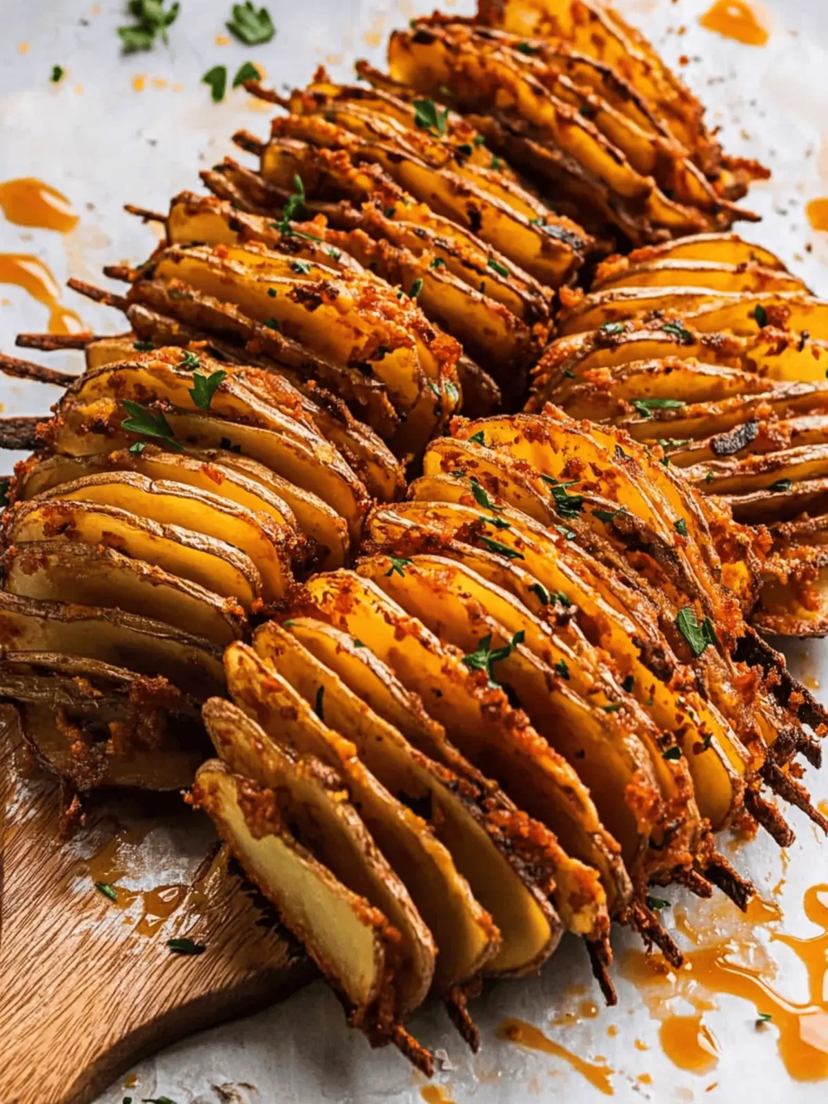 Crispy Accordion Potatoes with Garlic Herb Bliss 3 Crispy Accordion Potatoes with Garlic Herb Bliss