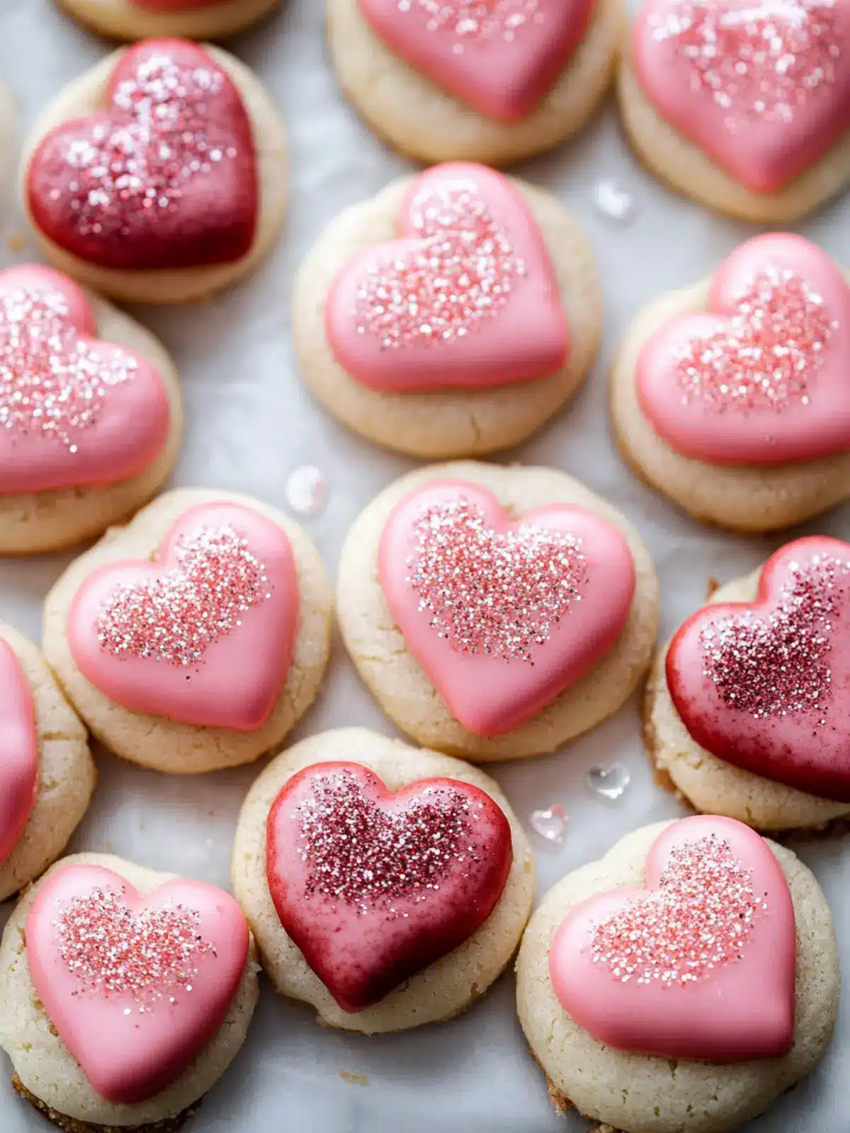 Bake Sparkle Sweetheart Cookies for a Sweet Surprise! 3 Sparkle Sweetheart Cookies