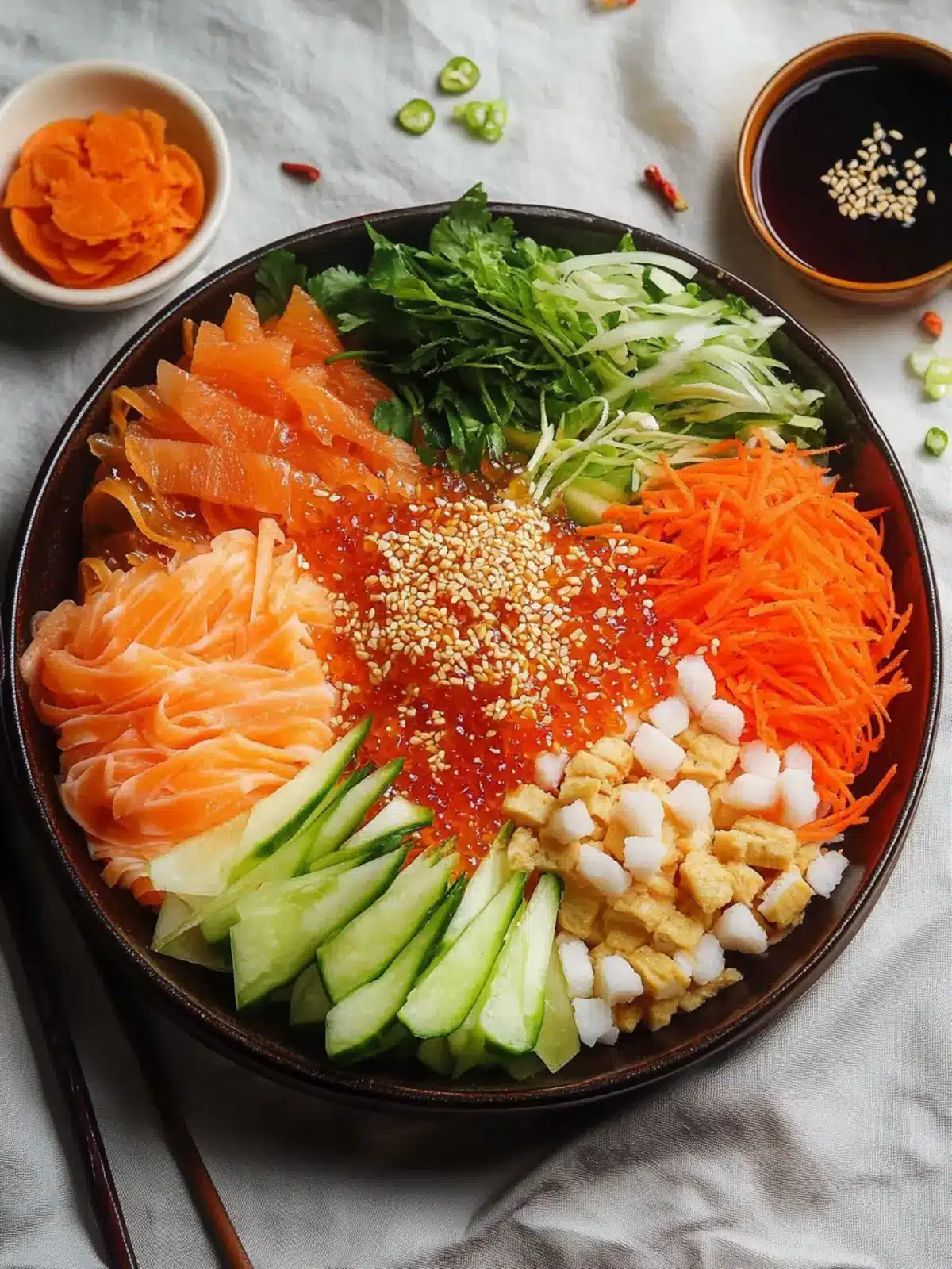 Yee Sang: Elevate Your Prosperity Toss Salad Game Today 3 Yee sang (prosperity toss salad)