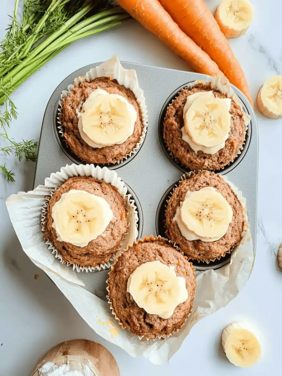 Delicious Carrot Banana Muffins for a Wholesome Morning Treat 4 Carrot Banana Muffins
