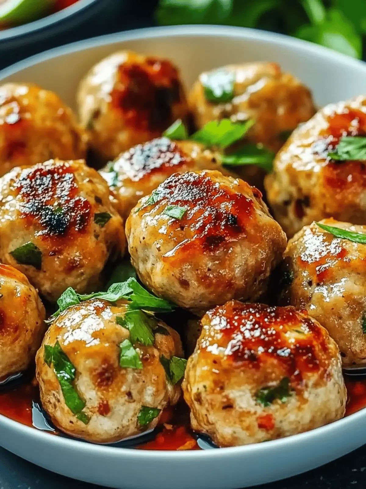 Savory Easy Thai Baked Chicken Meatballs for Family Fun 2 Easy Thai Baked Chicken Meatballs
