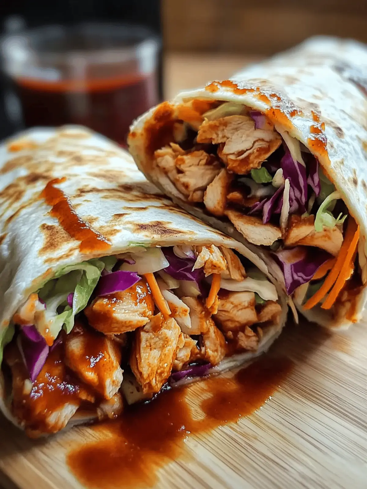 BBQ Chicken Coleslaw Wraps: Your New Go-To for Quick Flavor 4 BBQ Chicken Coleslaw Wraps