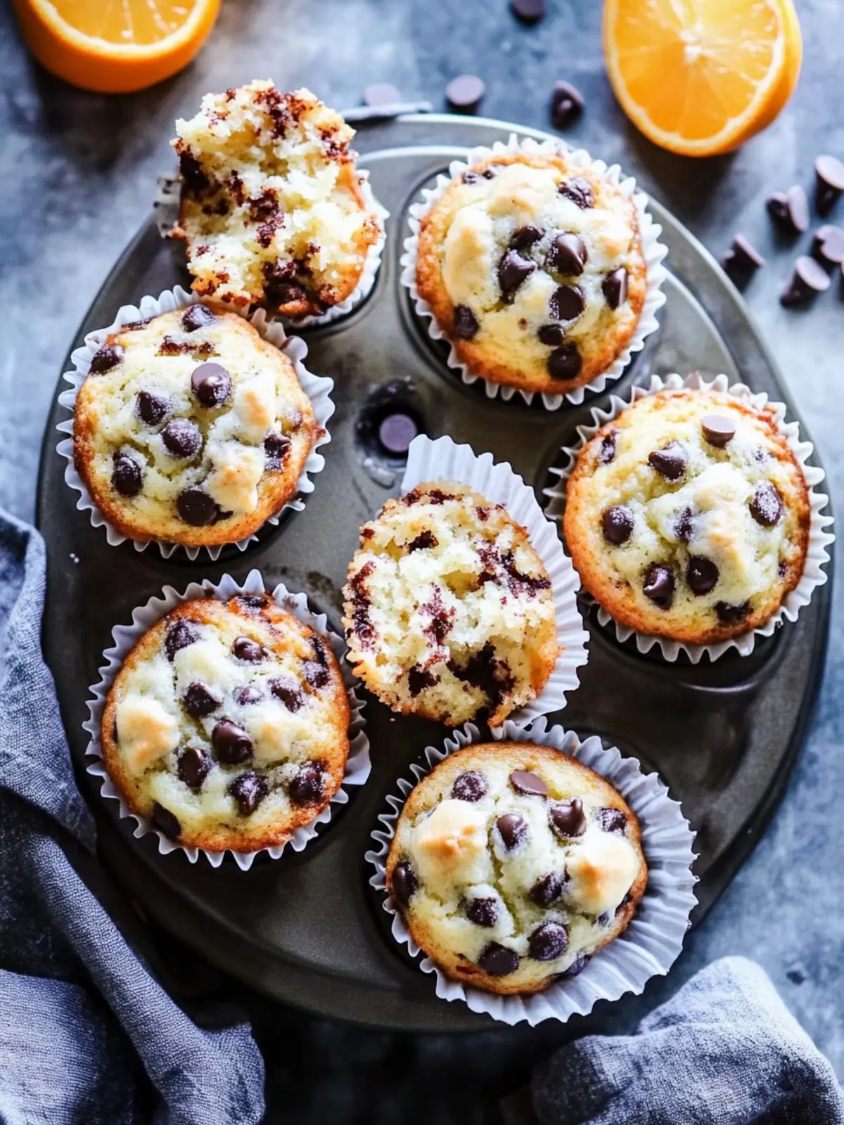Delicious Orange Chocolate Chip Muffins for a Sweet Surprise 3 Orange Chocolate Chip Muffins